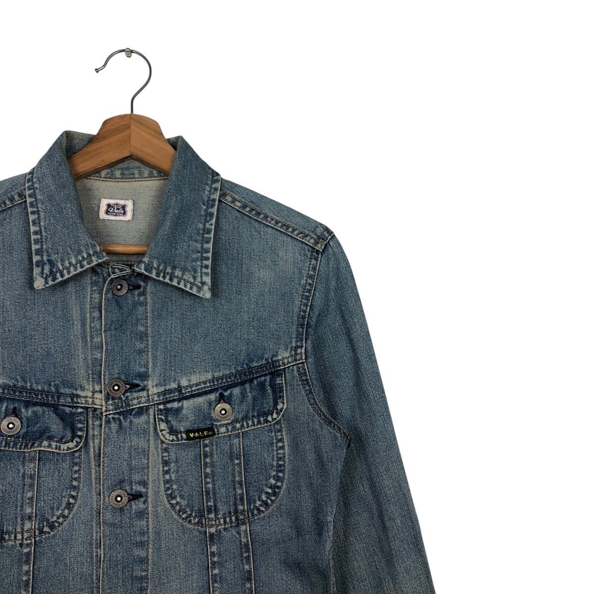 Japanese Brand 📌Cropped Biker Trucker Denim Jacket Vale Hysteric Glamour Size US L / EU 52-54 / 3 - 7 Thumbnail