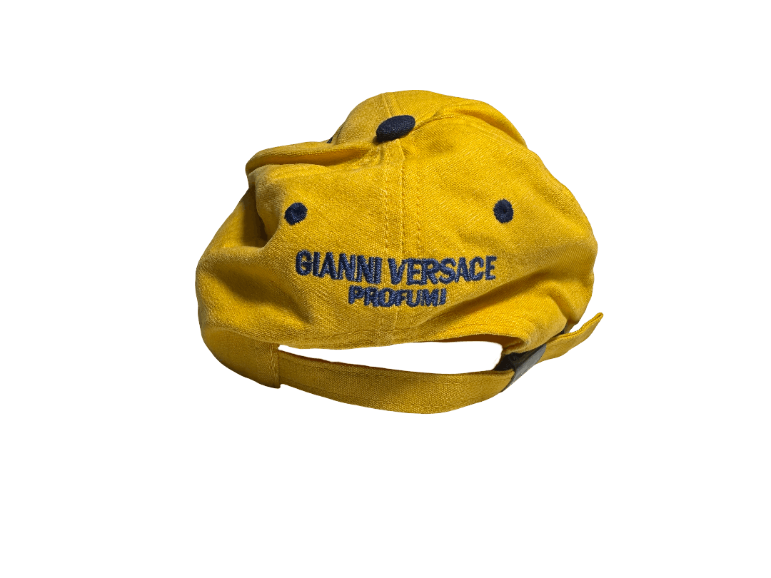 Versace Vintage 1990s Versace blue jeans hat Size ONE SIZE - 3 Thumbnail