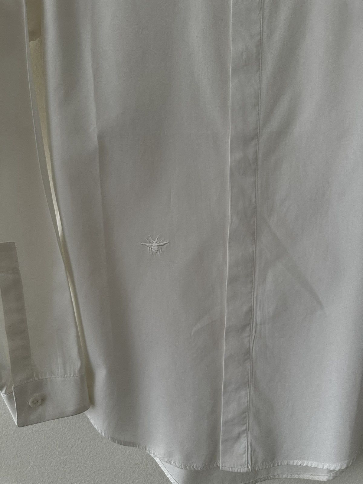 Dior SS06 White Cotton Poplin Shirt Bee Embroidery sz 37 Size US S / EU 44-46 / 1 - 5 Thumbnail
