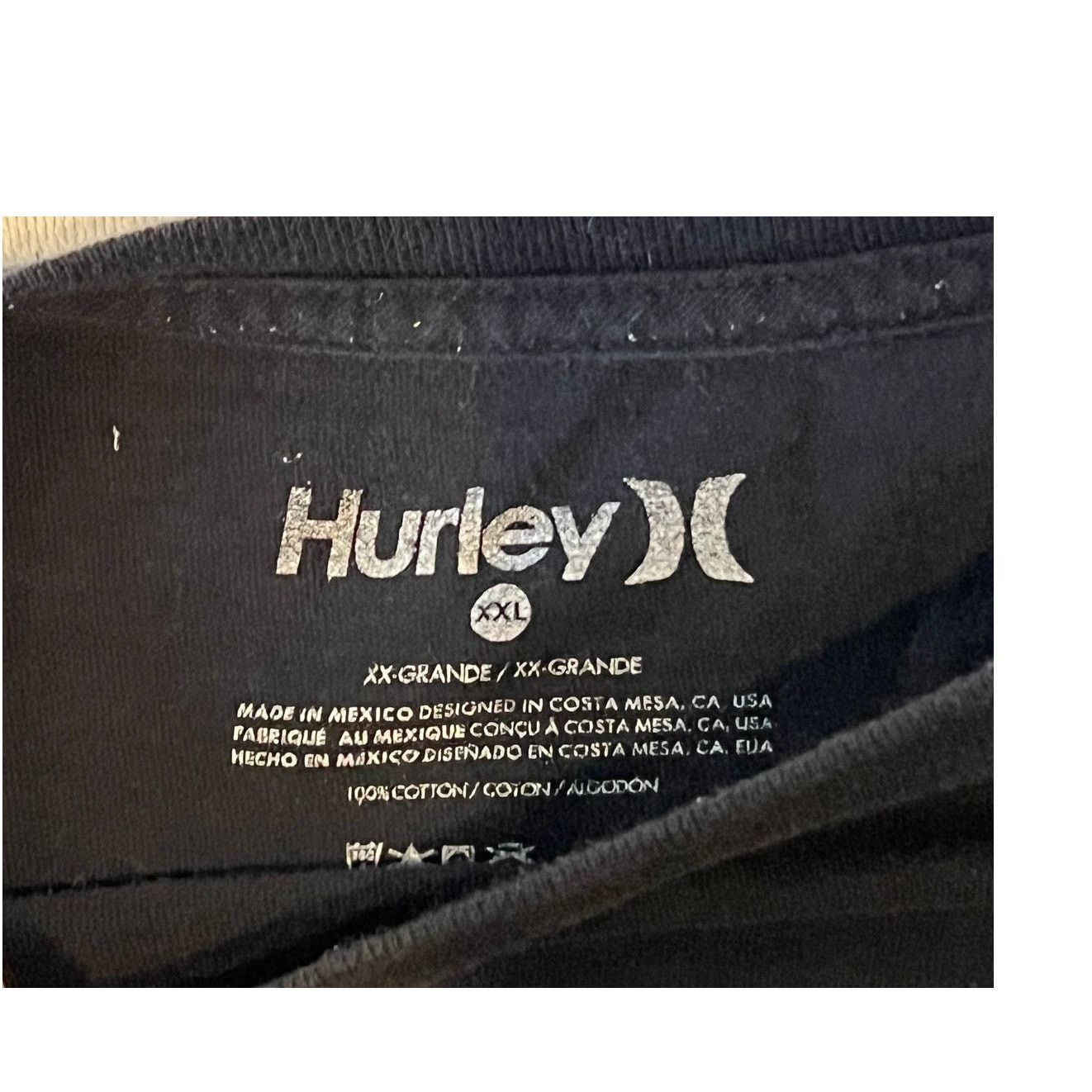 Hurley Hurley Skaterr Black T-Shirt Mens XXL Size US XXL / EU 58 / 5 - 3 Thumbnail