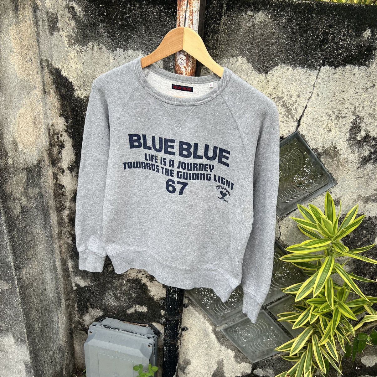 Blue Blue Japan “BLUE BLUE JAPAN” SPELL OUT SWEATSHIRT Size XS / US 0-2 / IT 36-38 - 2 Thumbnail