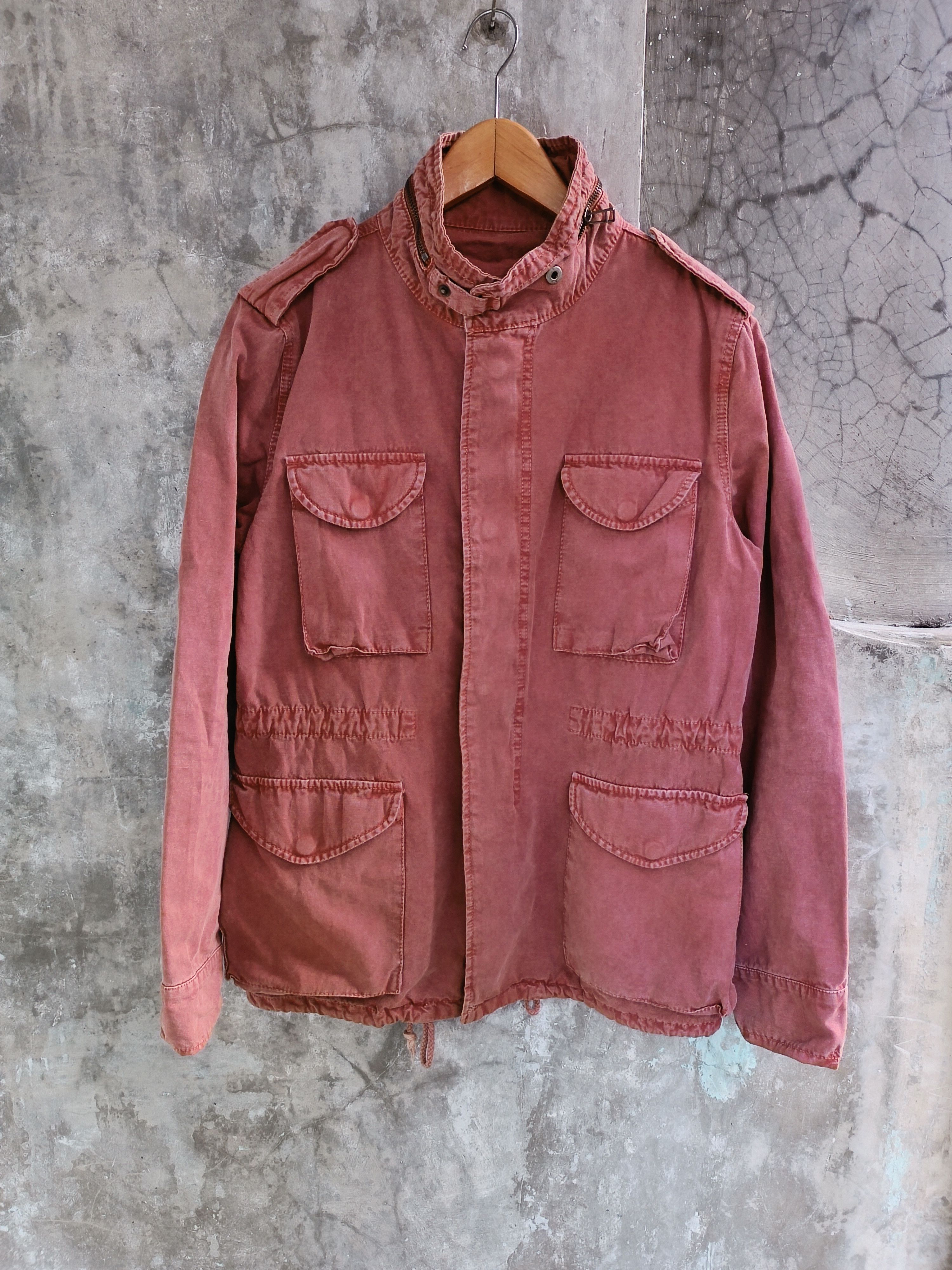 Japanese Brand × Vintage GGD TOKYO WASHED RED PARKA JACKET Size US M / EU 48-50 / 2 - 1 Thumbnail