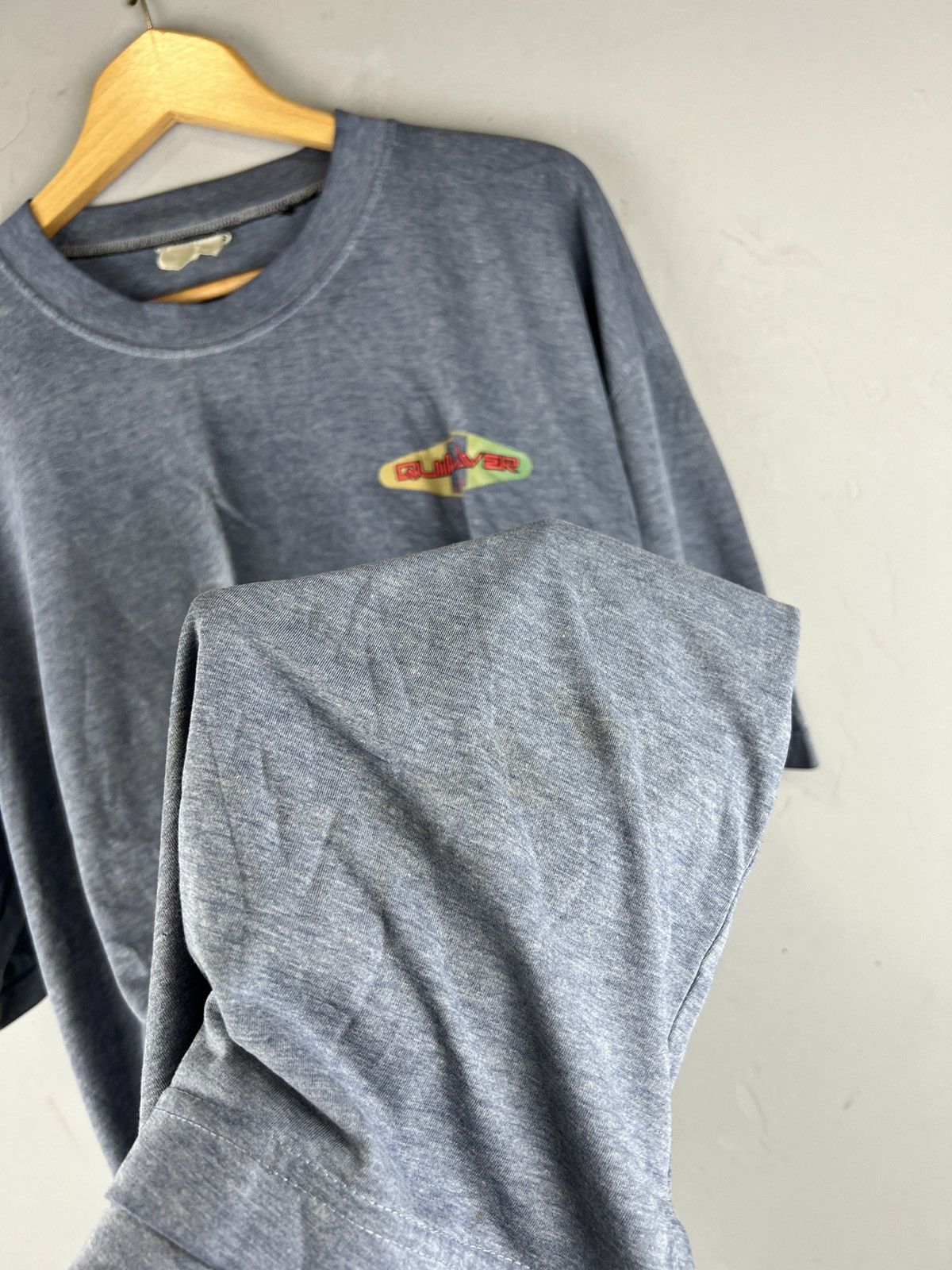 Quiksilver Vintage 1990s Quiksilver Y2K Surf Graphic T-Shirt Size US XL / EU 56 / 4 - 12 Thumbnail