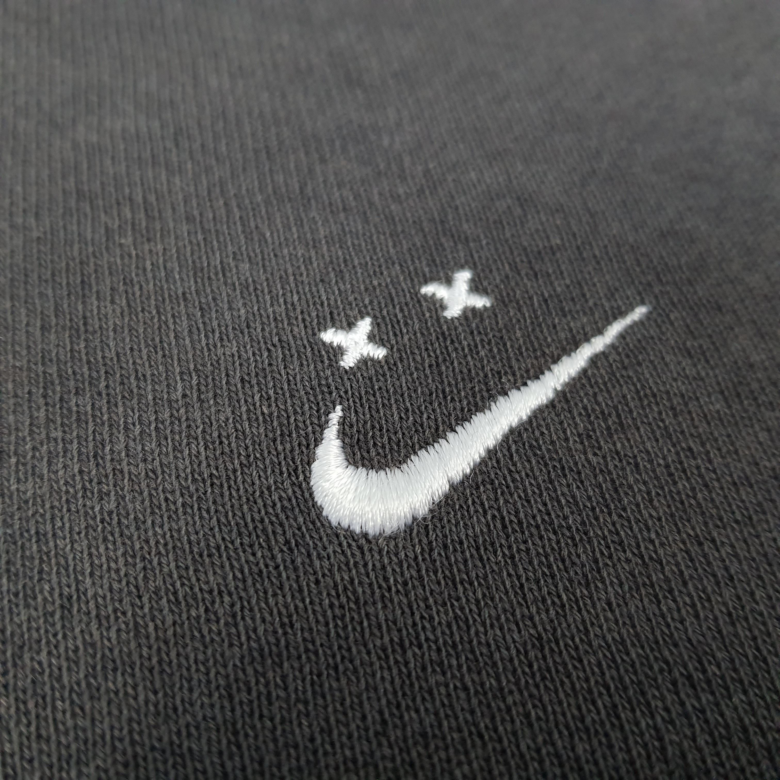 Nike × Vintage Vintage Nike Embroidered Swoosh Sweatshirt Size US XL / EU 56 / 4 - 3 Thumbnail
