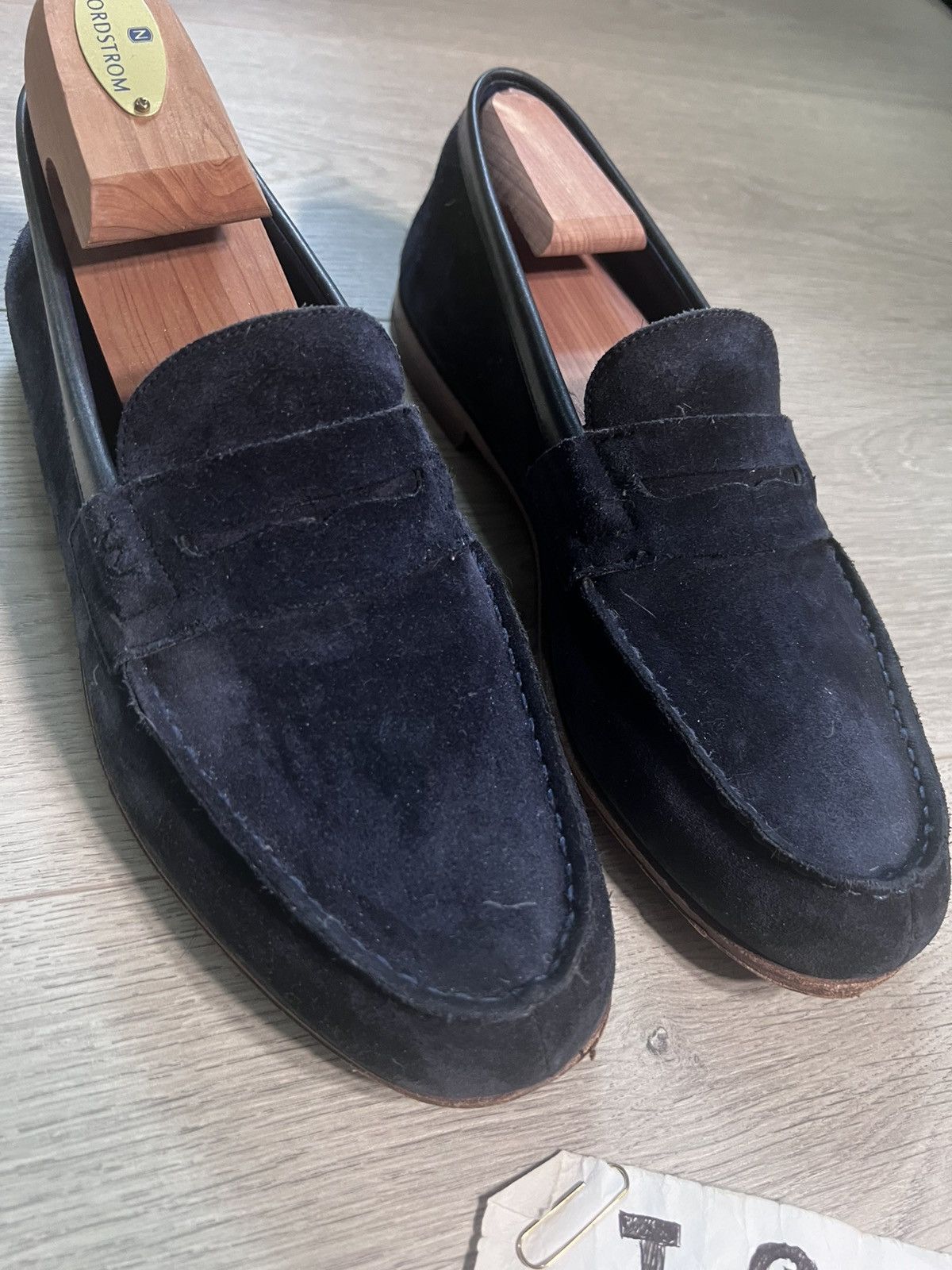 J.M. Weston J.M. Weston Iconic 180 Suede Loafers Size US 7.5 / EU 40-41 - 3 Thumbnail