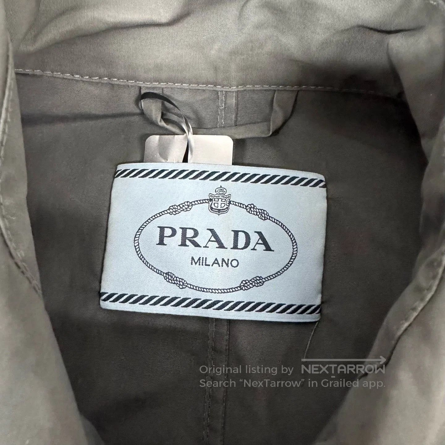 Prada Prada Triangle Logo Trench Coat. Size S / US 4 / IT 40 - 6 Thumbnail