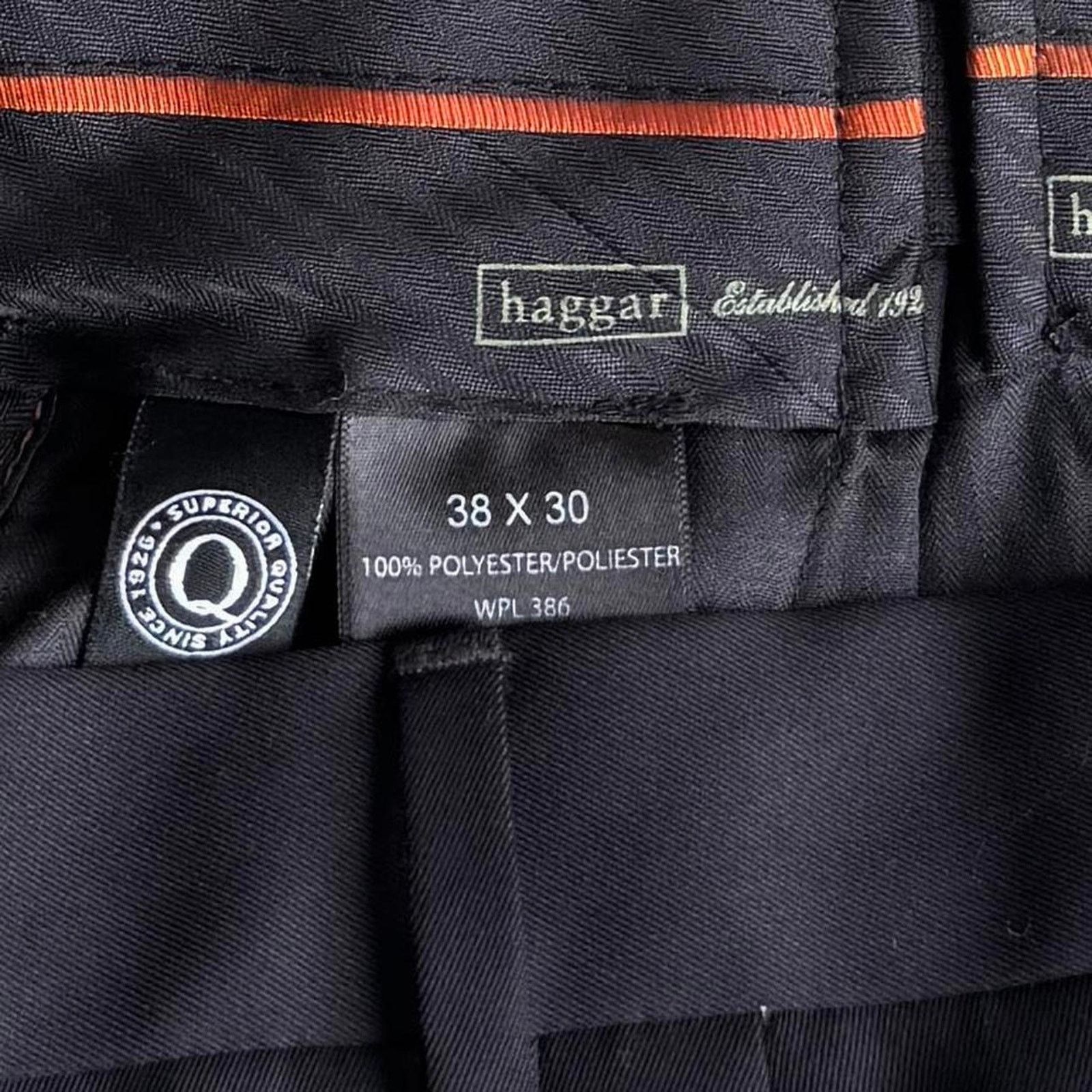 Japanese Brand × Vintage Vintage Y2K Black Haggar Essential Dress Pants Size US 36 / EU 52 - 3 Thumbnail