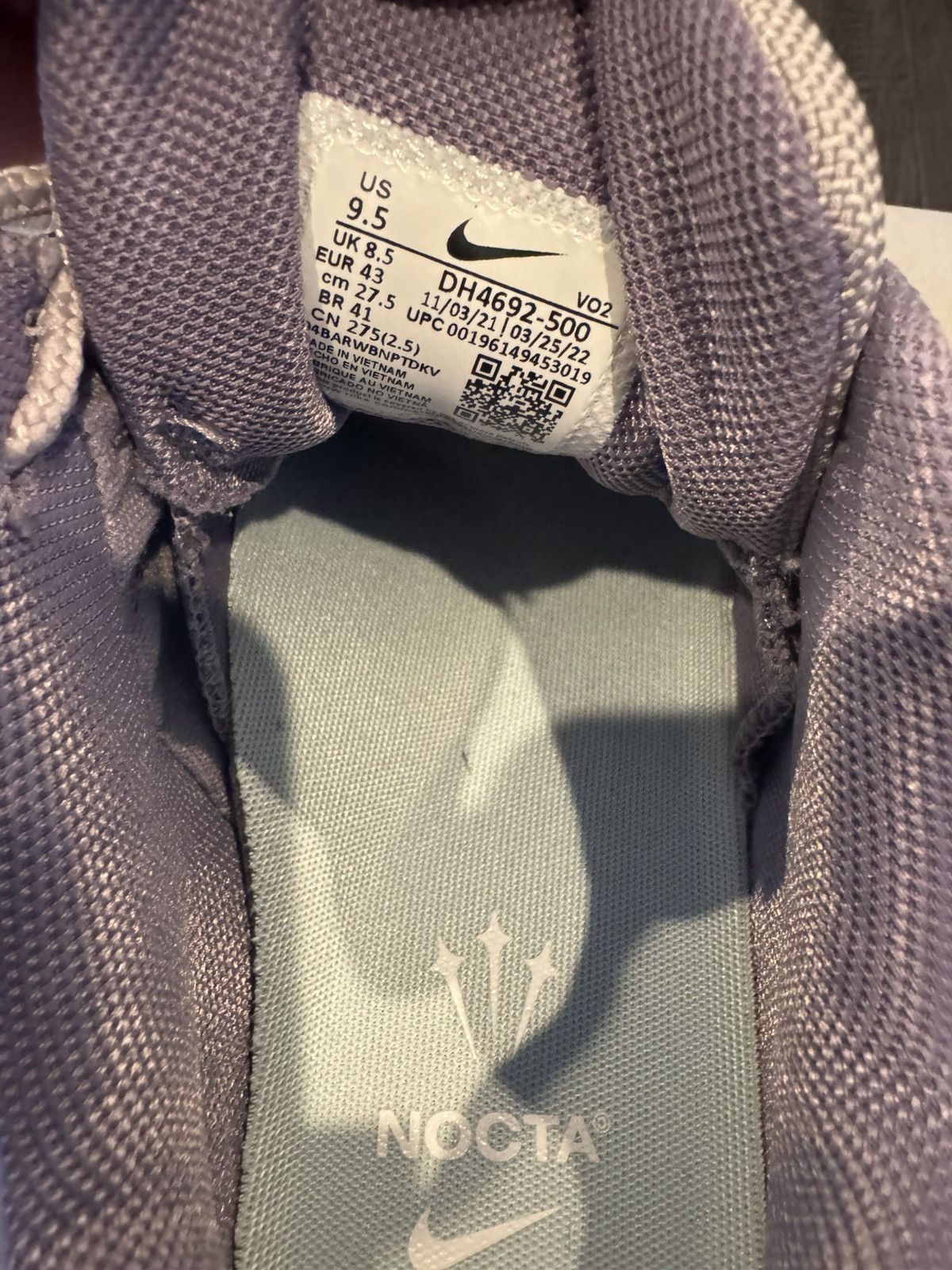 NOCTA × Nike Brand New Nike x Nocta Hot Step Air Terra Violet Haze Size US 9.5 / EU 42-43 - 8 Thumbnail
