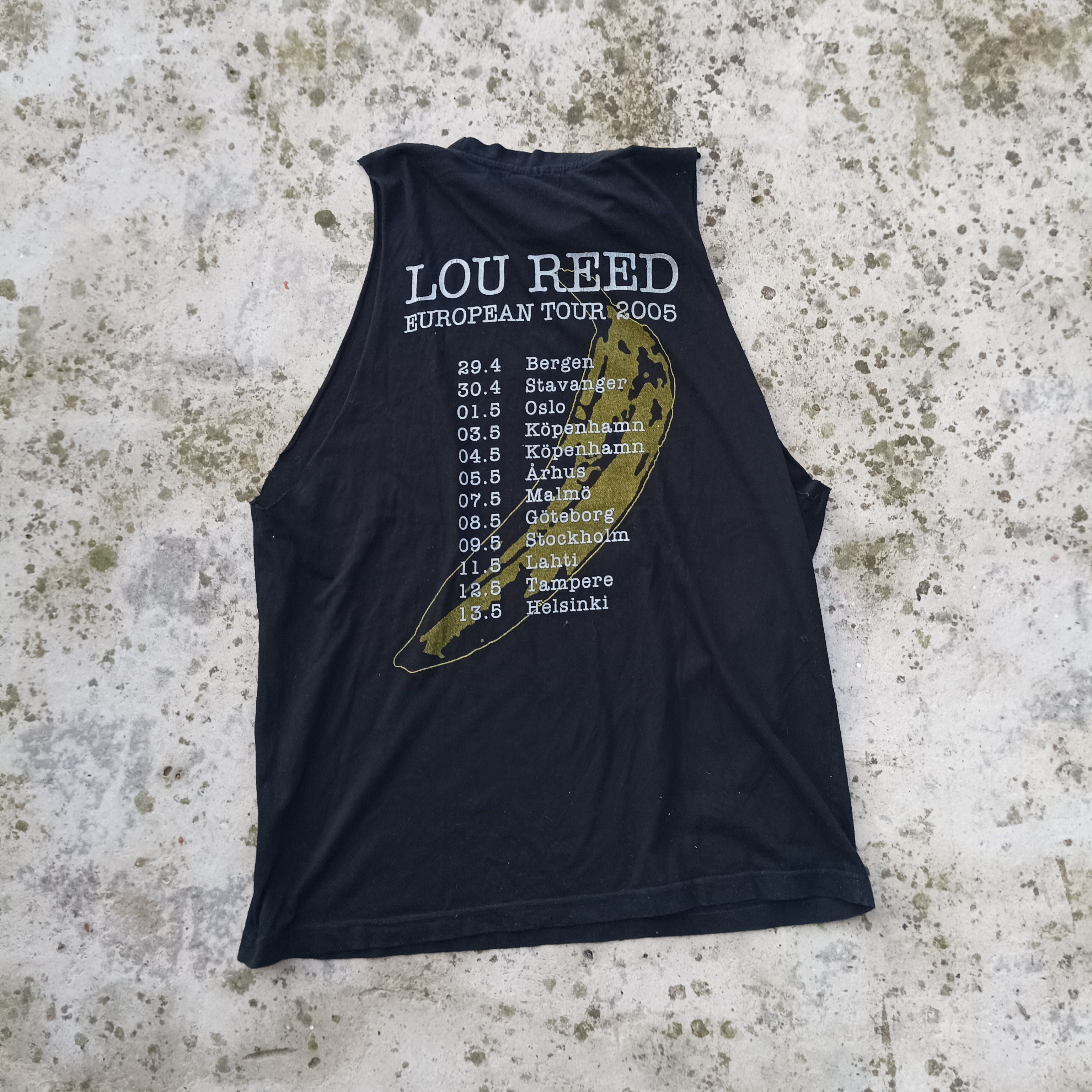 Band Tees × Vintage lou reed european tour 2005 top velved underground shirt Size US L / EU 52-54 / 3 - 4 Thumbnail