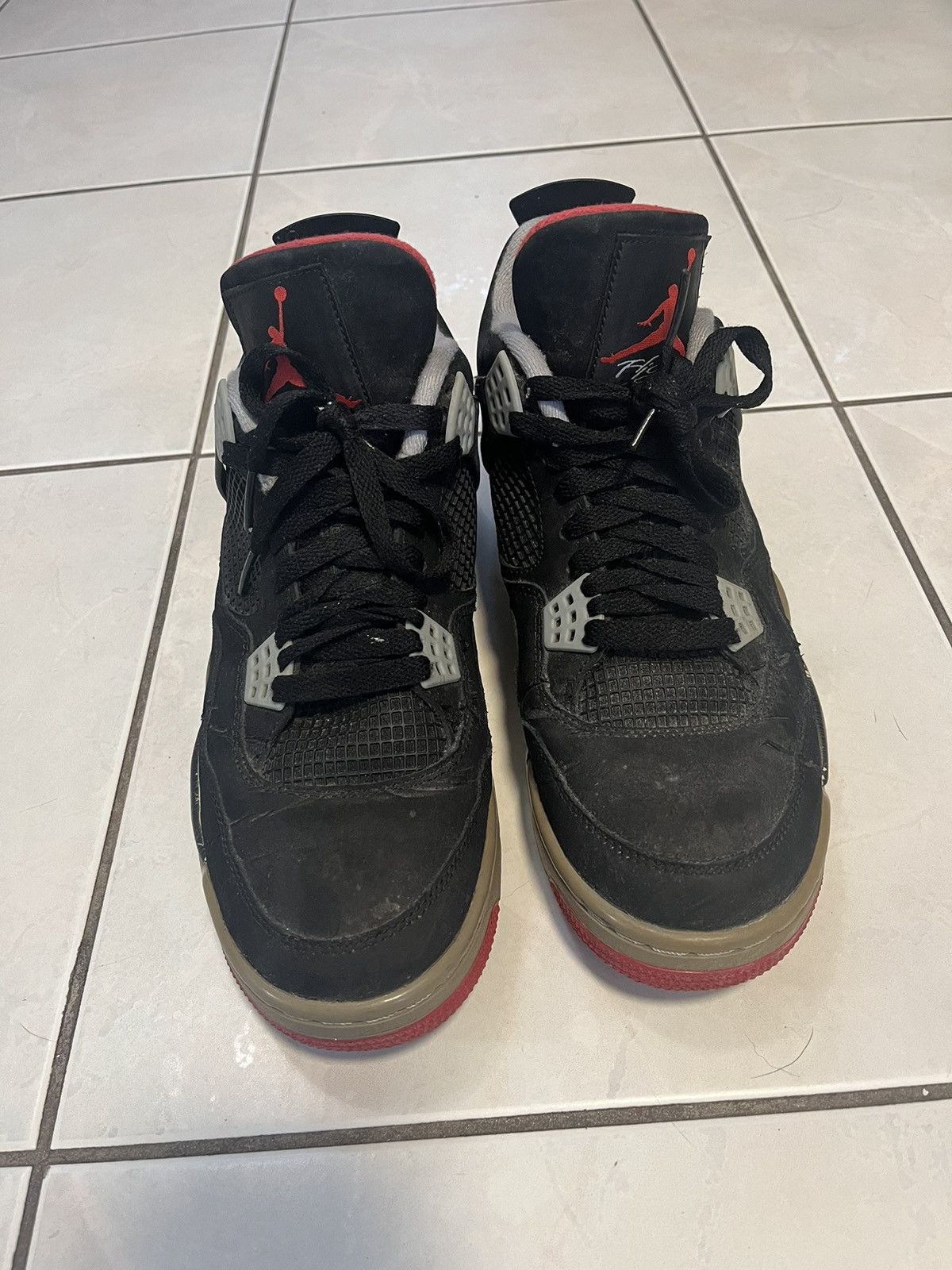 Jordan Brand Retro Bred Jordan 4s 2012 Size 10 Size US 10 / EU 43 - 2 Thumbnail