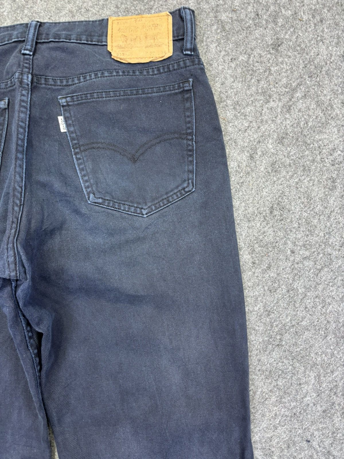 Levi's 💥Flare💥Vintage 90s Levis 517 Black Wash Denim F868 Size US 32 / EU 48 - 8 Thumbnail