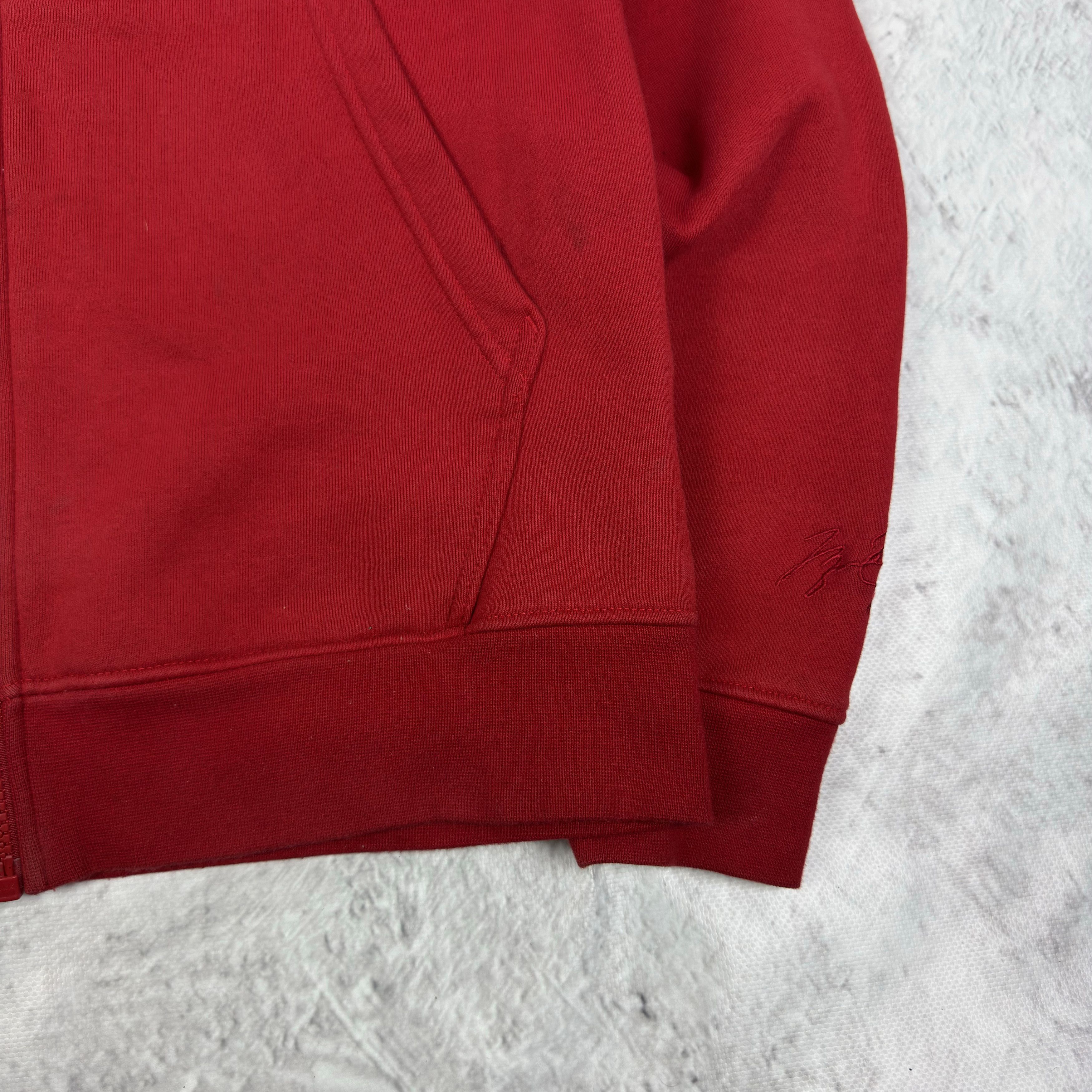 Jordan Brand Air Jordan Essential Men Red Cotton Fleece Full Zip Hoodie S Size US S / EU 44-46 / 1 - 10 Thumbnail
