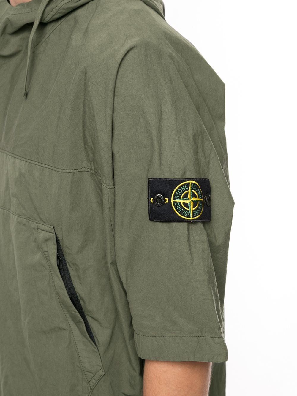 Stone Island 🔥600$ Stone Island Logo-Patch Hooded Overshirt.SI Overshirt Size US M / EU 48-50 / 2 - 22 Thumbnail