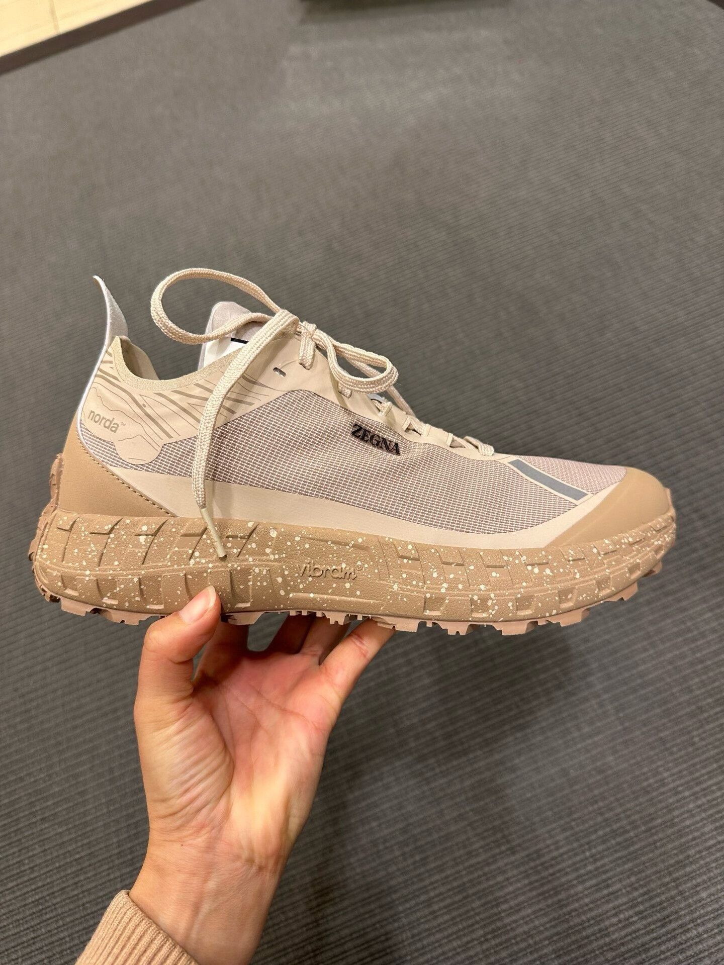 Ermenegildo Zegna Zegna Beige Hiking Sneakers Size US 10 / EU 43 - 6 Thumbnail
