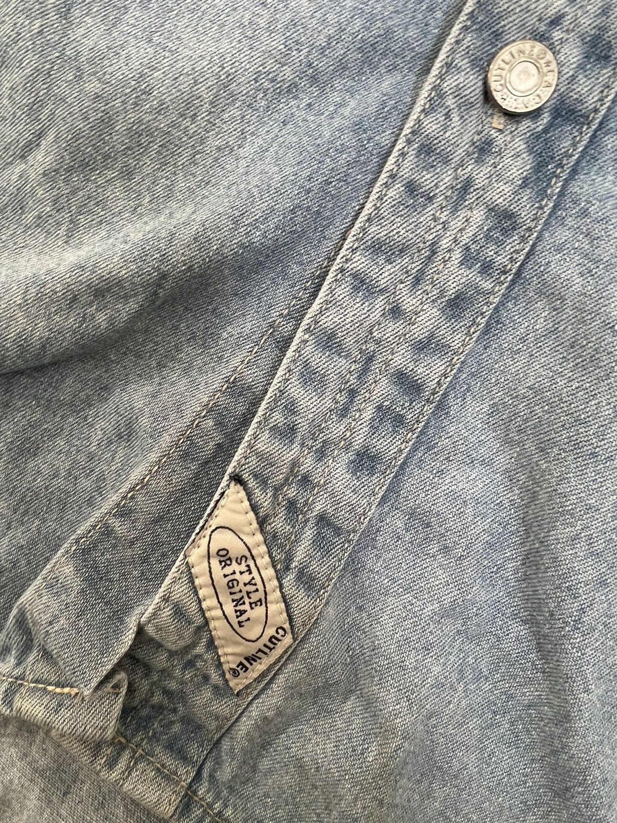 Vintage Vintage 1995 Sophos avg flying tigers ww2 denim button shirt Size US XXL / EU 58 / 5 - 7 Thumbnail