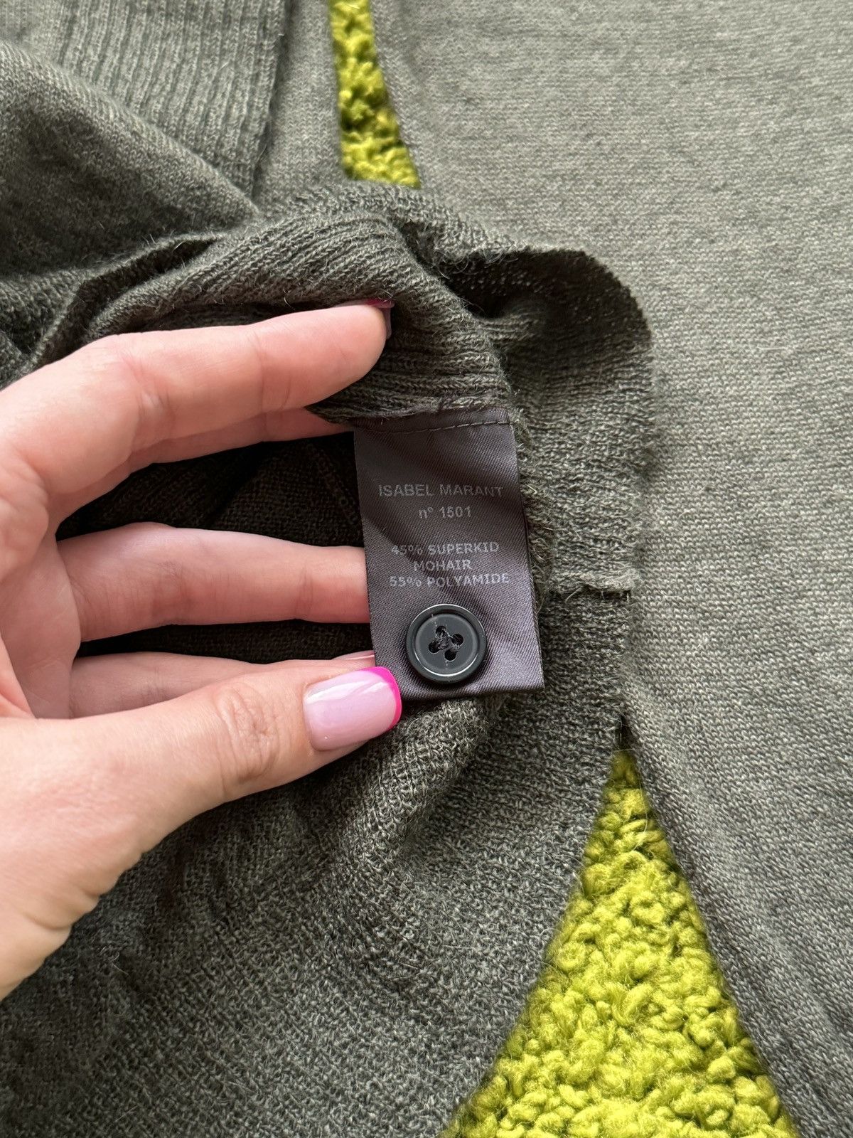 Isabel Marant × Isabel Marant Etoile Isabel Marant NWT mohair cardigan sweater Size M / US 6-8 / IT 42-44 - 3 Thumbnail