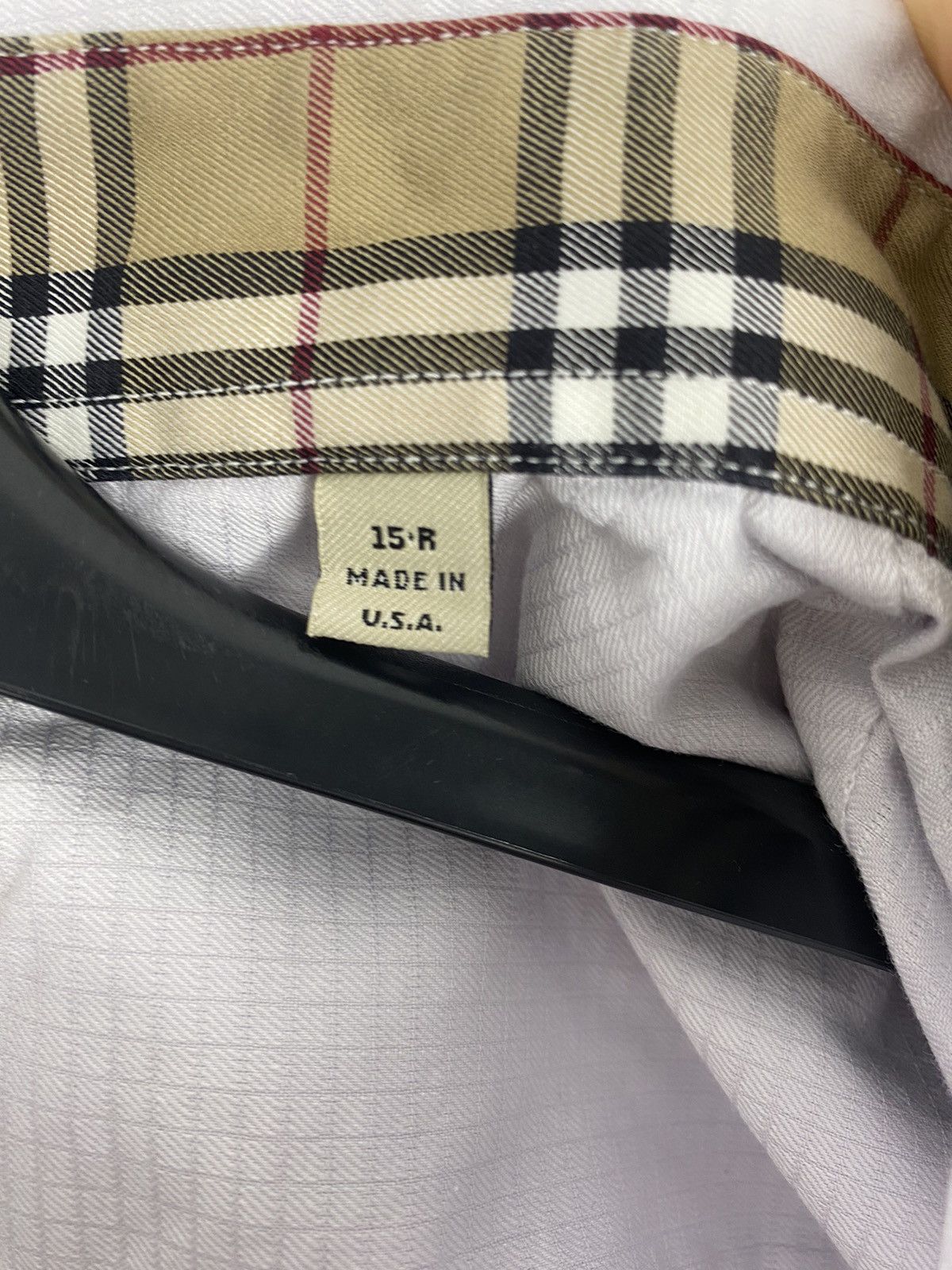 Burberry × Vintage Burberry London Shirt French Cuff 15 nova check collar y2k Size US L / EU 52-54 / 3 - 5 Thumbnail