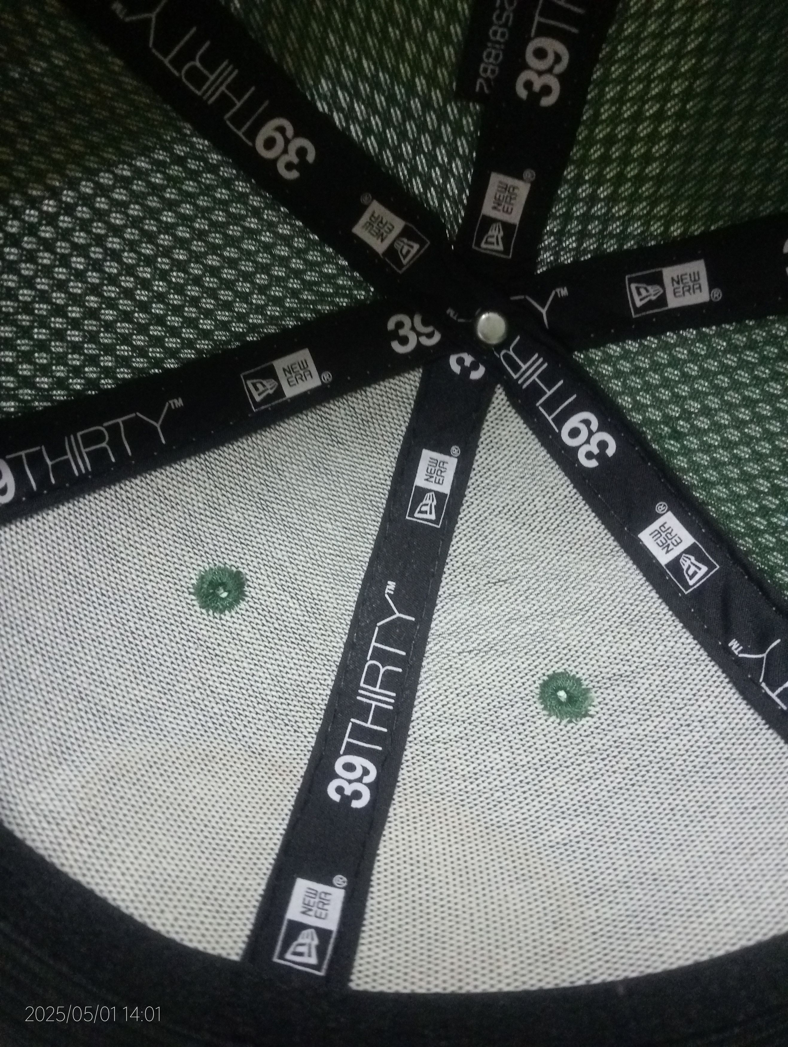 NFL × New Era NEW ERA 39THIRTY NFL Green Bay Packers Small Medium Hat Size ONE SIZE - 3 Thumbnail