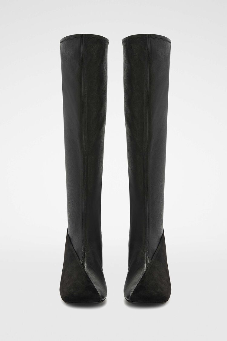 Jil Sander o1w1db10825 Knee Boots in Black Size US 9 / IT 39 - 2 Thumbnail