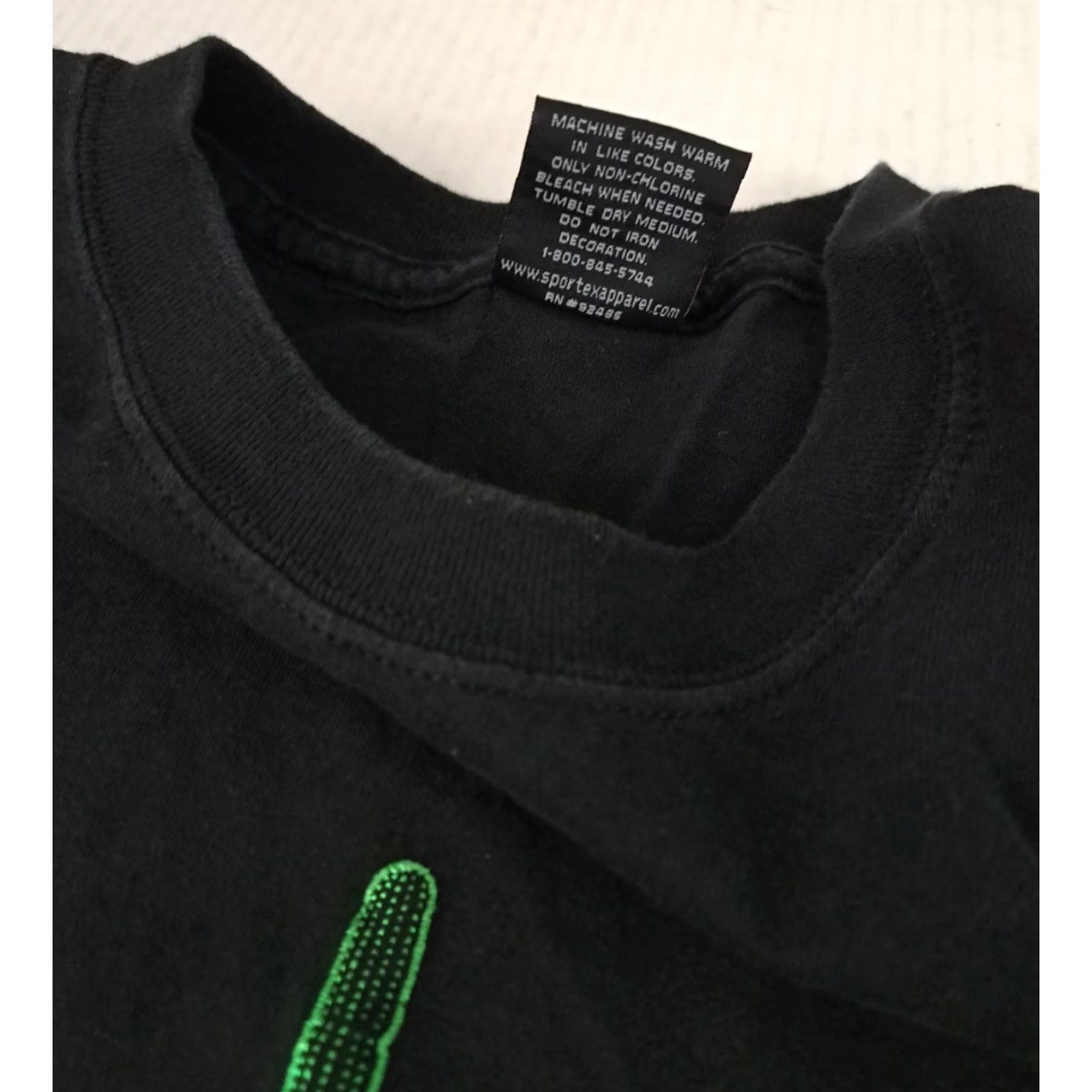 Vintage VINTAGE Sportex T-Shirt Desert Cactus Embroidered 90s Black 2XL USA Made Adults Unisex Shirt Men Women Mens Womens Size US XXL / EU 58 / 5 - 4 Thumbnail