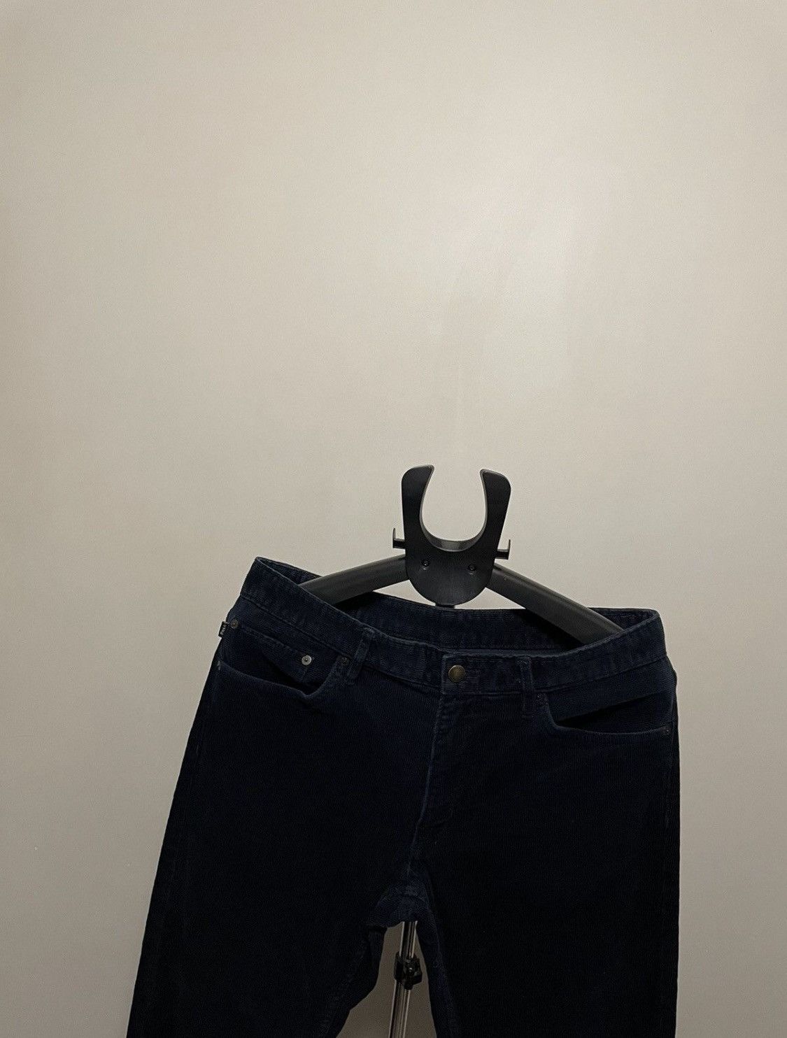 Polo Ralph Lauren × Ralph Lauren × Vintage Ralph Lauren Vintage Dark Blue Velvet Pants Size US 32 / EU 48 - 4 Thumbnail