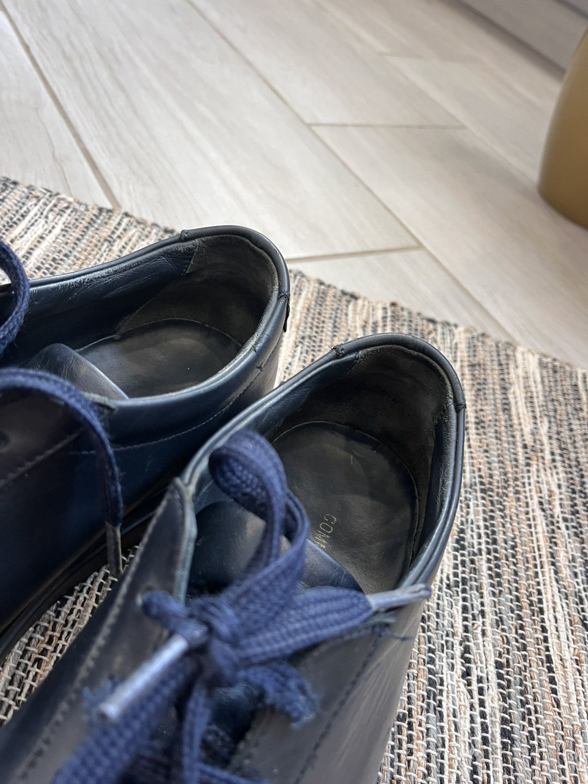 Common Projects × Designer Common Projects Achilles Low Sneakers Navy leather shoes Size US 8 / EU 41 - 13 Thumbnail