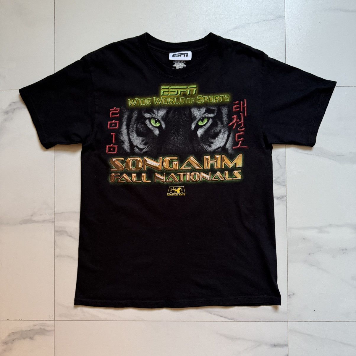 Hanes Vintage ESPN Songahm Fall Nationals Taekwondo T-Shirt Size US M / EU 48-50 / 2 - 2 Thumbnail