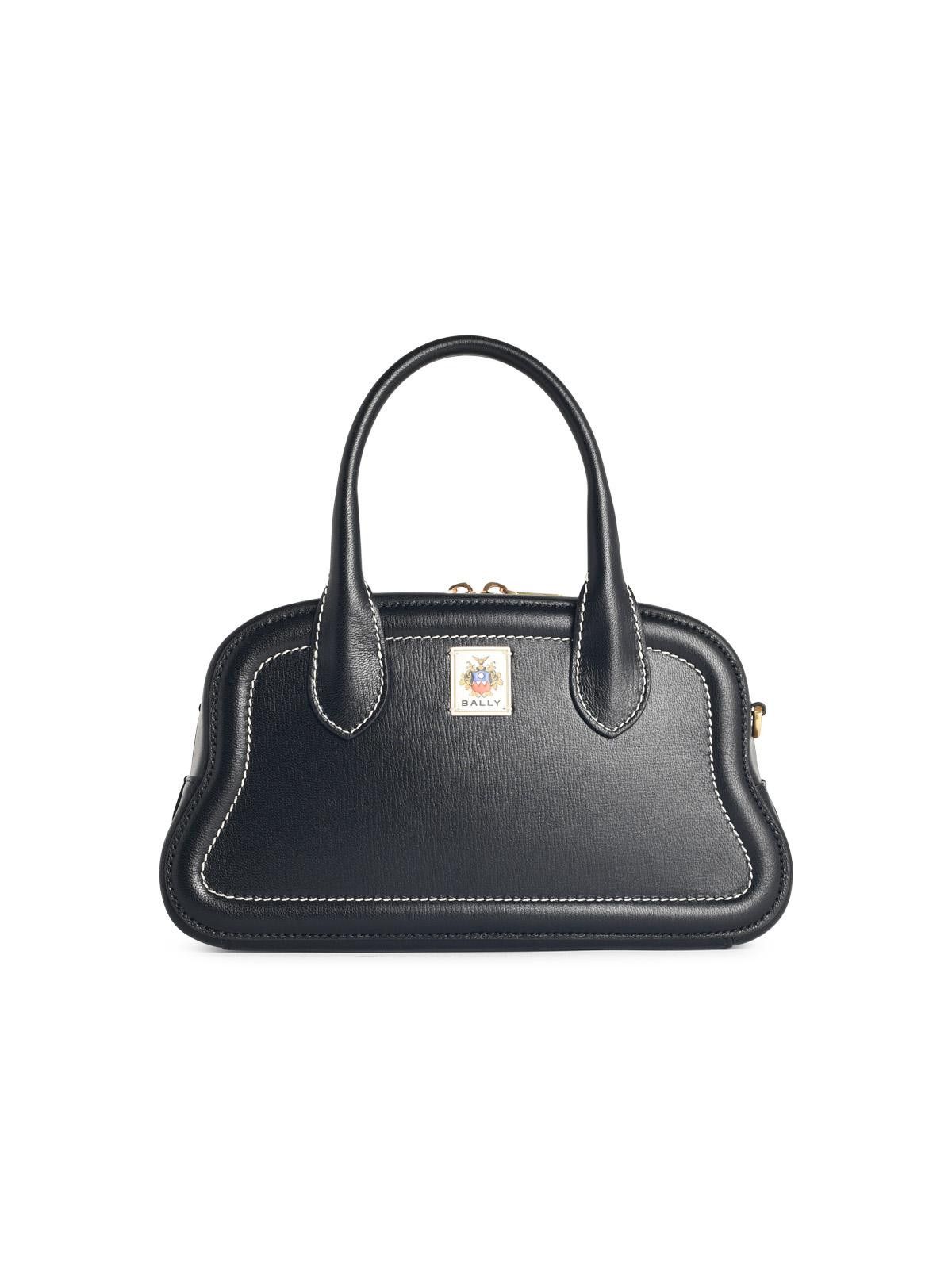 Bally BALLY 'Unda' Black Grenade Leather Bag Size ONE SIZE - 1 Thumbnail