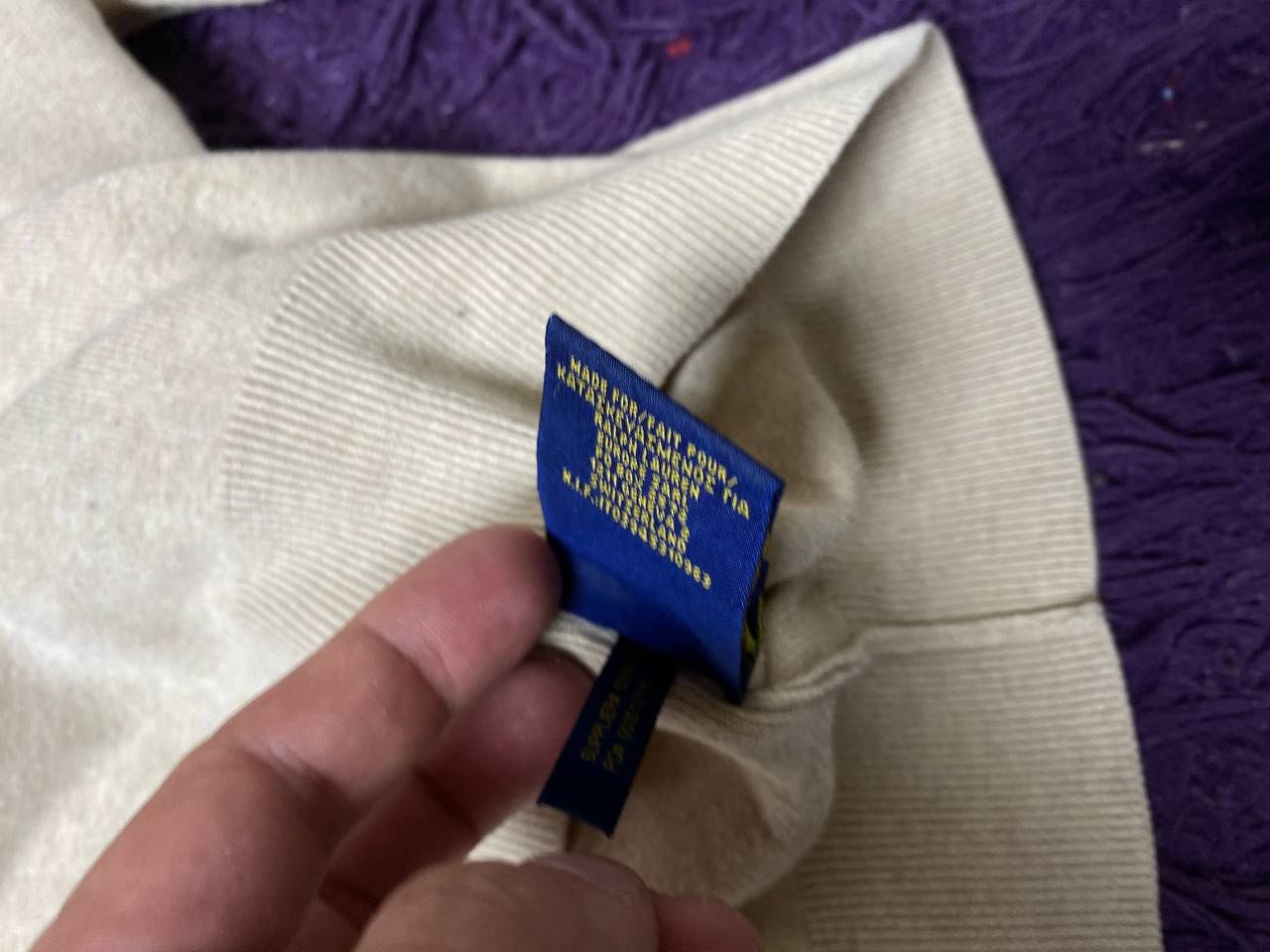 Polo Ralph Lauren Vintage Polo Ralph Lauren V-Neck Sweater Size L Size US L / EU 52-54 / 3 - 4 Thumbnail