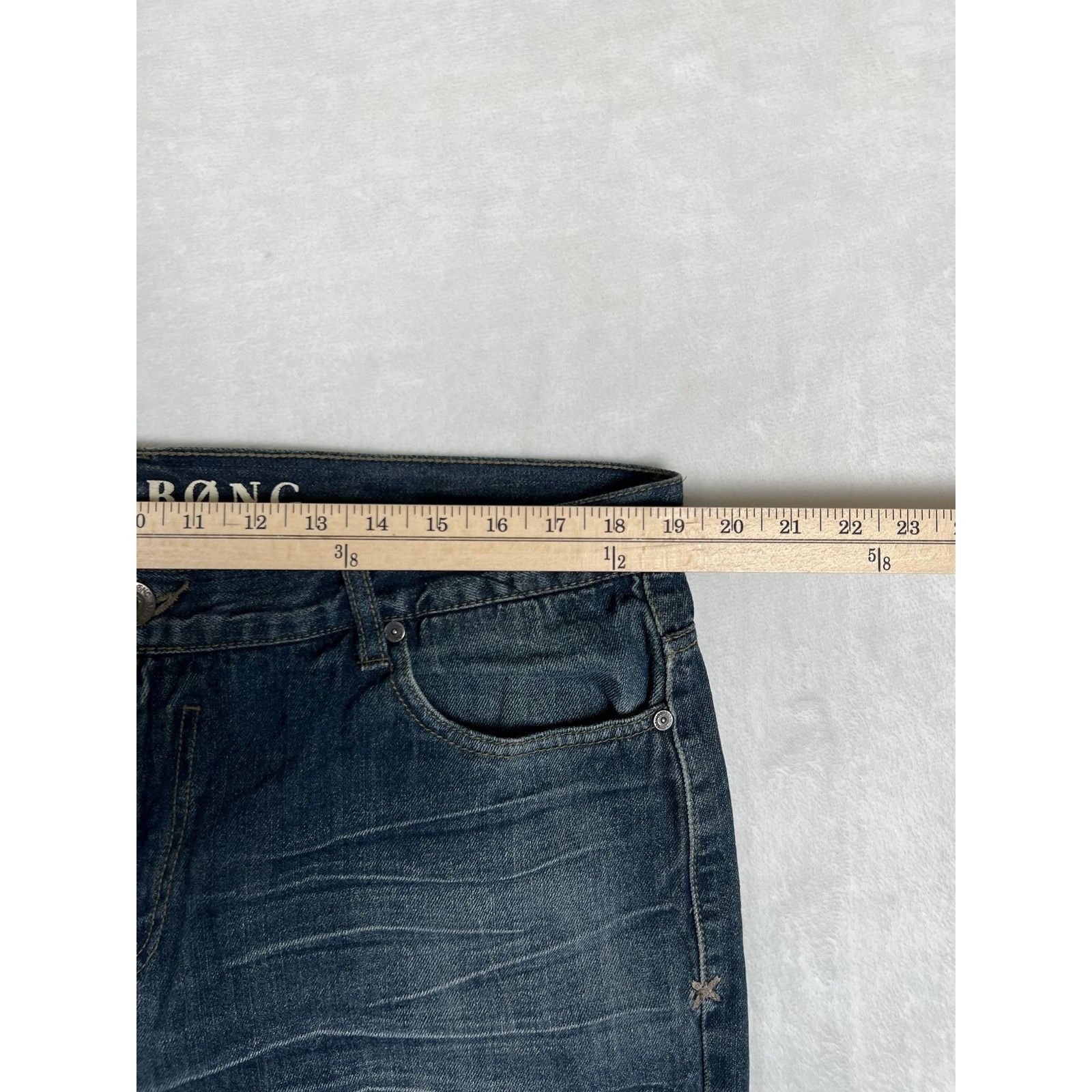 Billabong Billabong Alder Jeans Mens 38x34 Blue Narrow Slim Straight L Size US 38 / EU 54 - 3 Thumbnail
