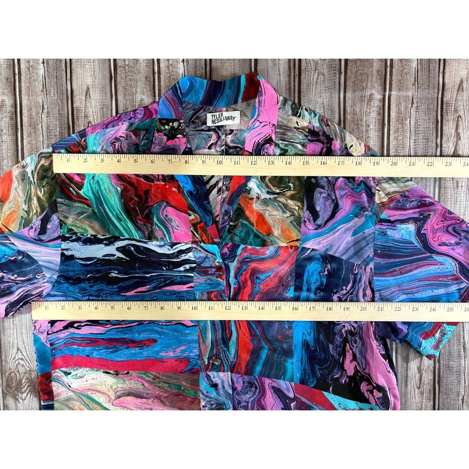 Tyler McGillivary Tyler McGillivary Kyle button down viscose Top sz S multicol Size S / US 4 / IT 40 - 7 Thumbnail