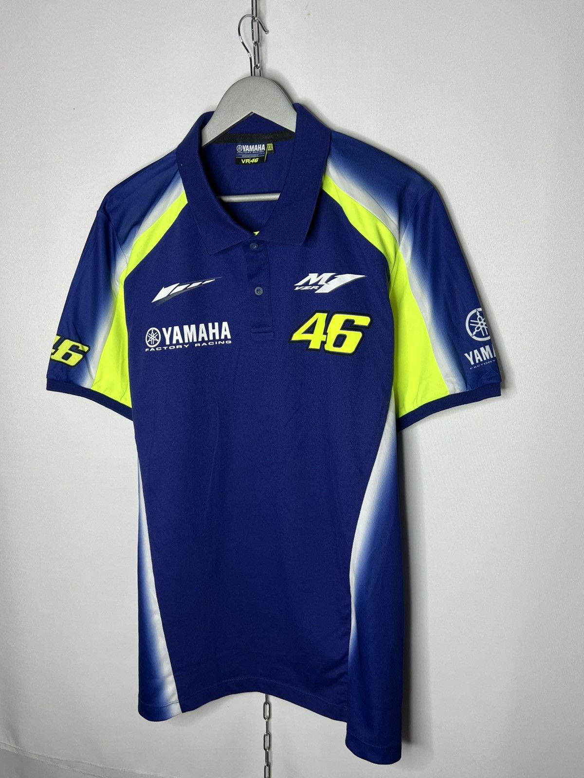 Yamaha Yamaha VR 46 Big Logo Racing Polo Shirt F1 Team Size US XXL / EU 58 / 5 - 2 Thumbnail