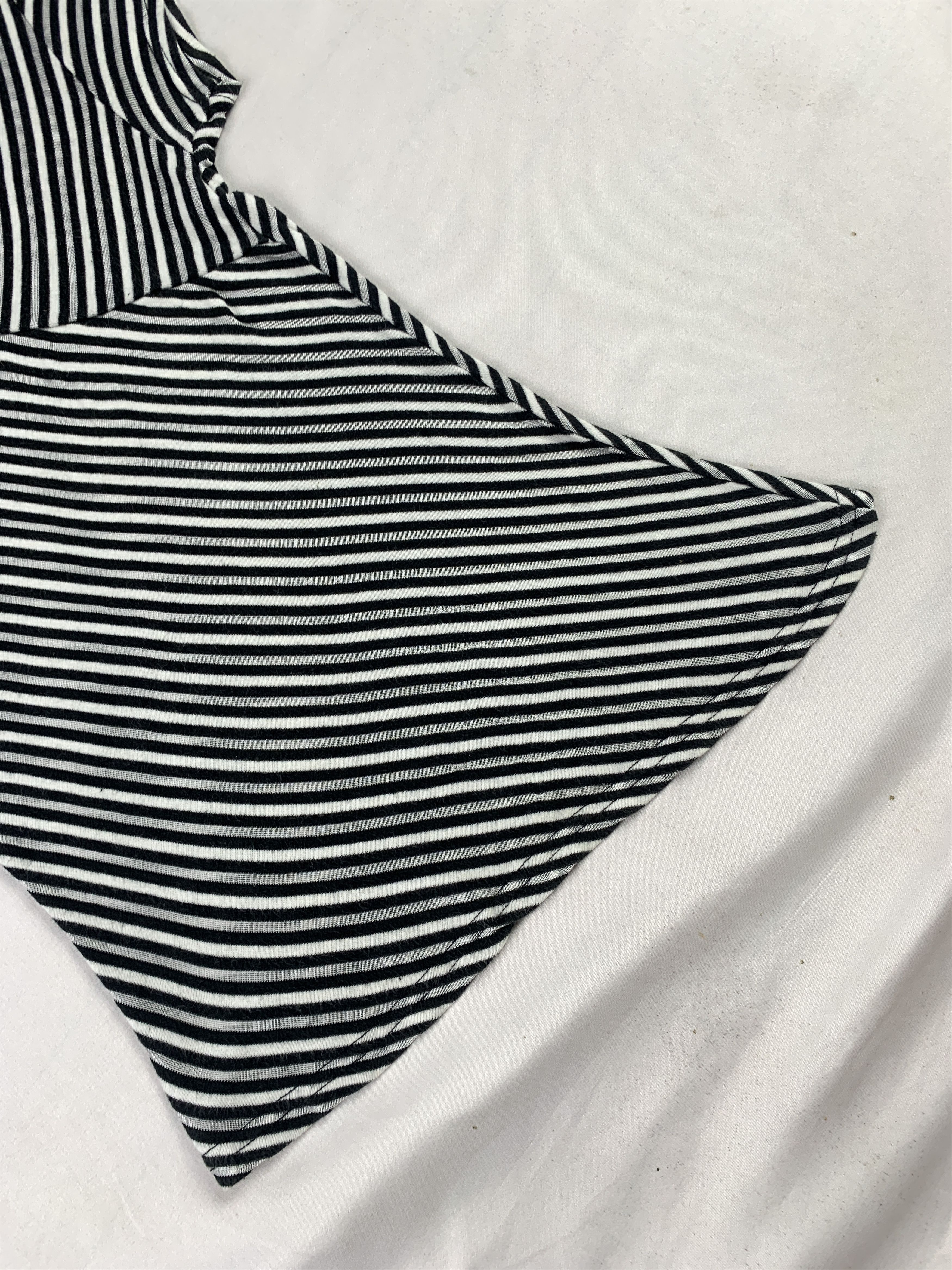 Japanese Brand Twenty Two Asymmetrical Stripes Tee (S) Size S / US 4 / IT 40 - 6 Thumbnail