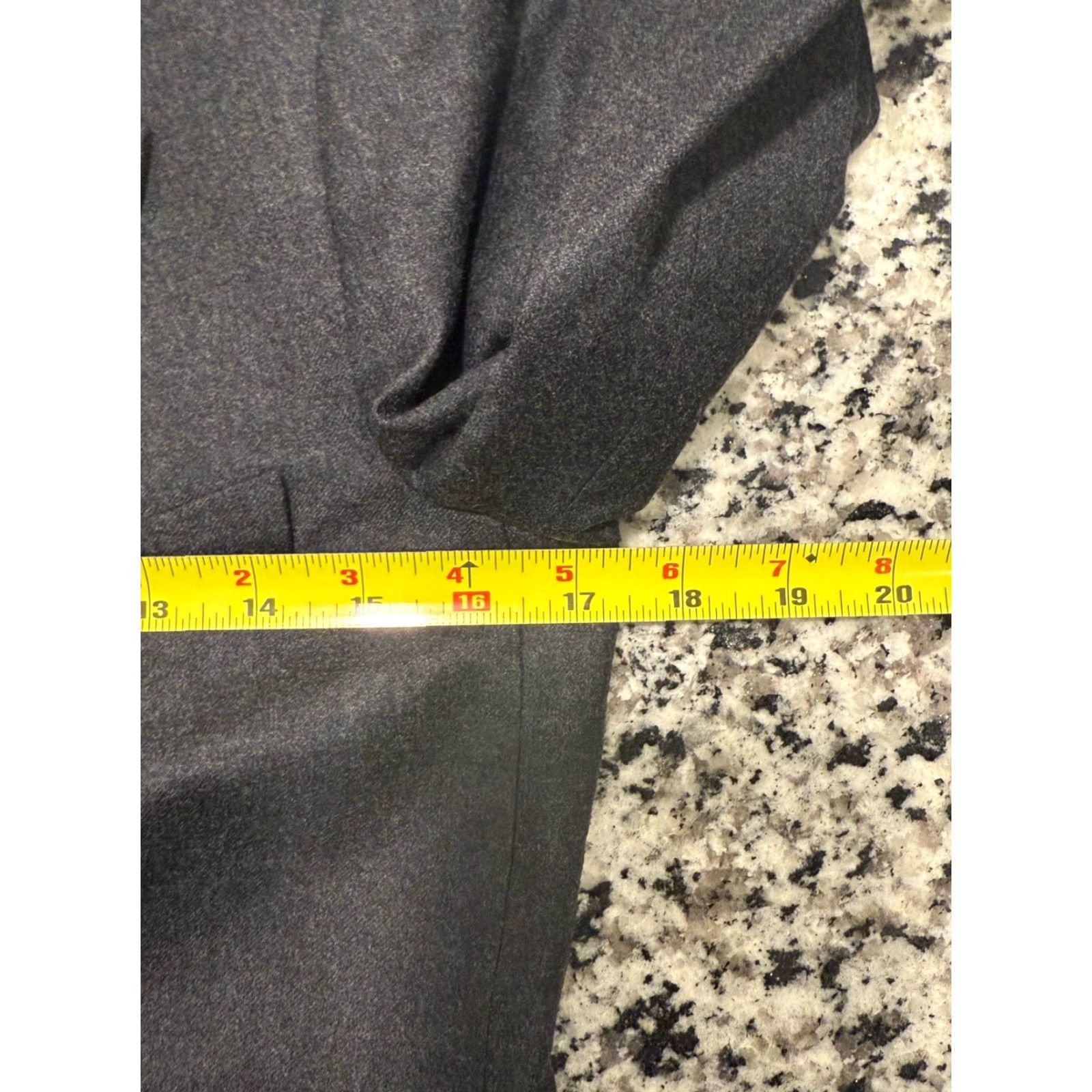 Theory THEORY Blazer Tailored 2 Button Sleek Flannel 100% Virgin Wool Size 0 Gray Size XS / US 0-2 / IT 36-38 - 3 Thumbnail