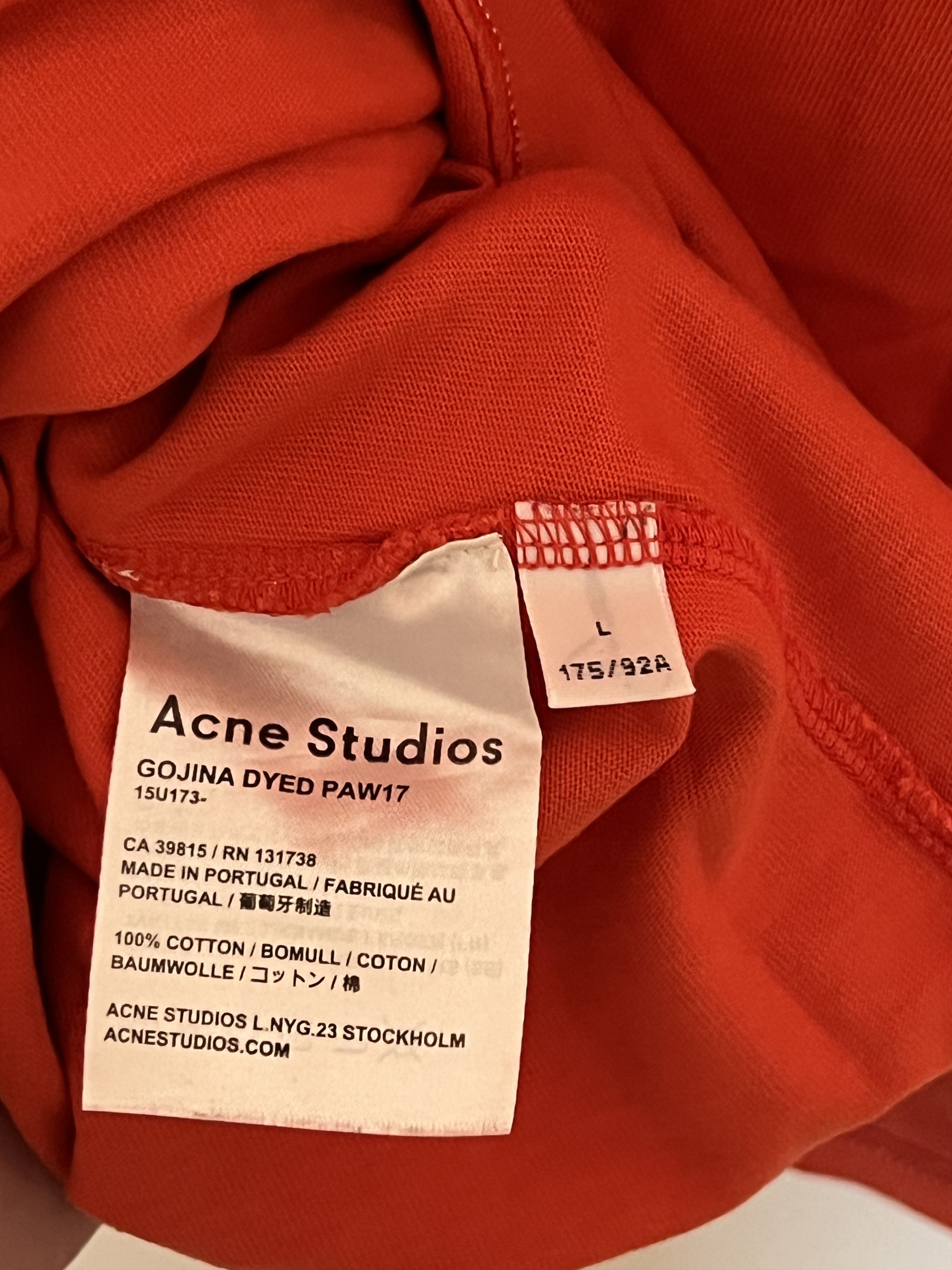 Acne Studios Acne Studios Gojina Dyed T-Shirt Size US L / EU 52-54 / 3 - 5 Thumbnail