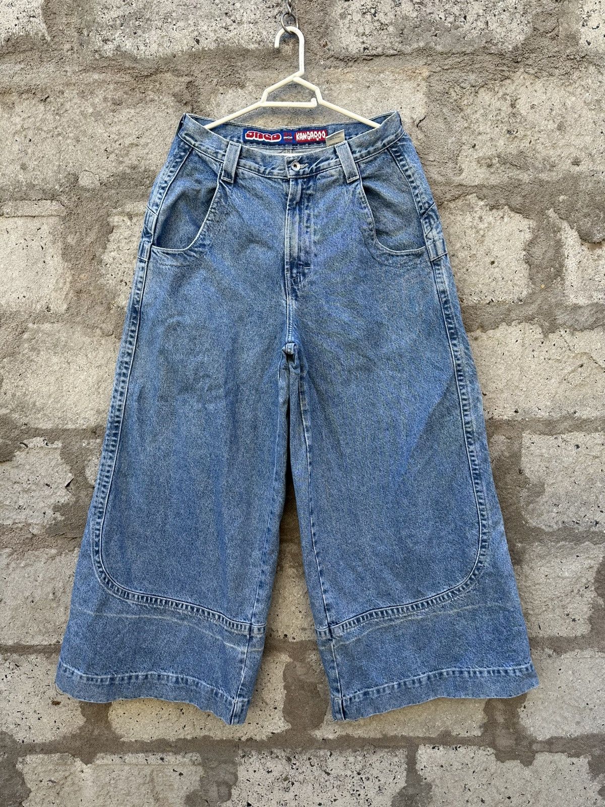 JNCO 90's Rare💥vintage Jnco kangaroo Wide leg baggy 32×30 Size US 32 / EU 48 - 9 Thumbnail
