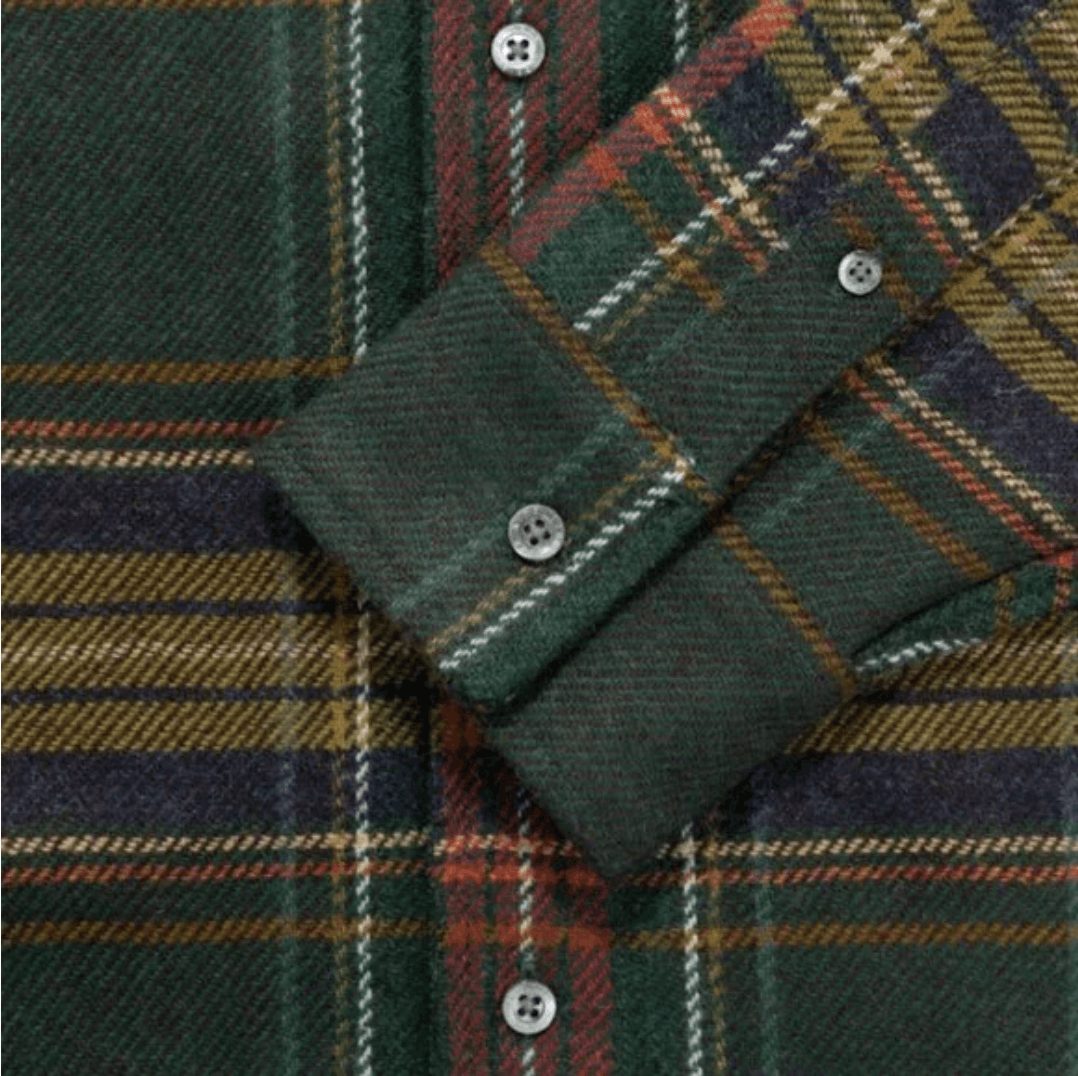 Aime Leon Dore wool flannel camp collar shirt Size US XS / EU 42 / 0 - 7 Thumbnail