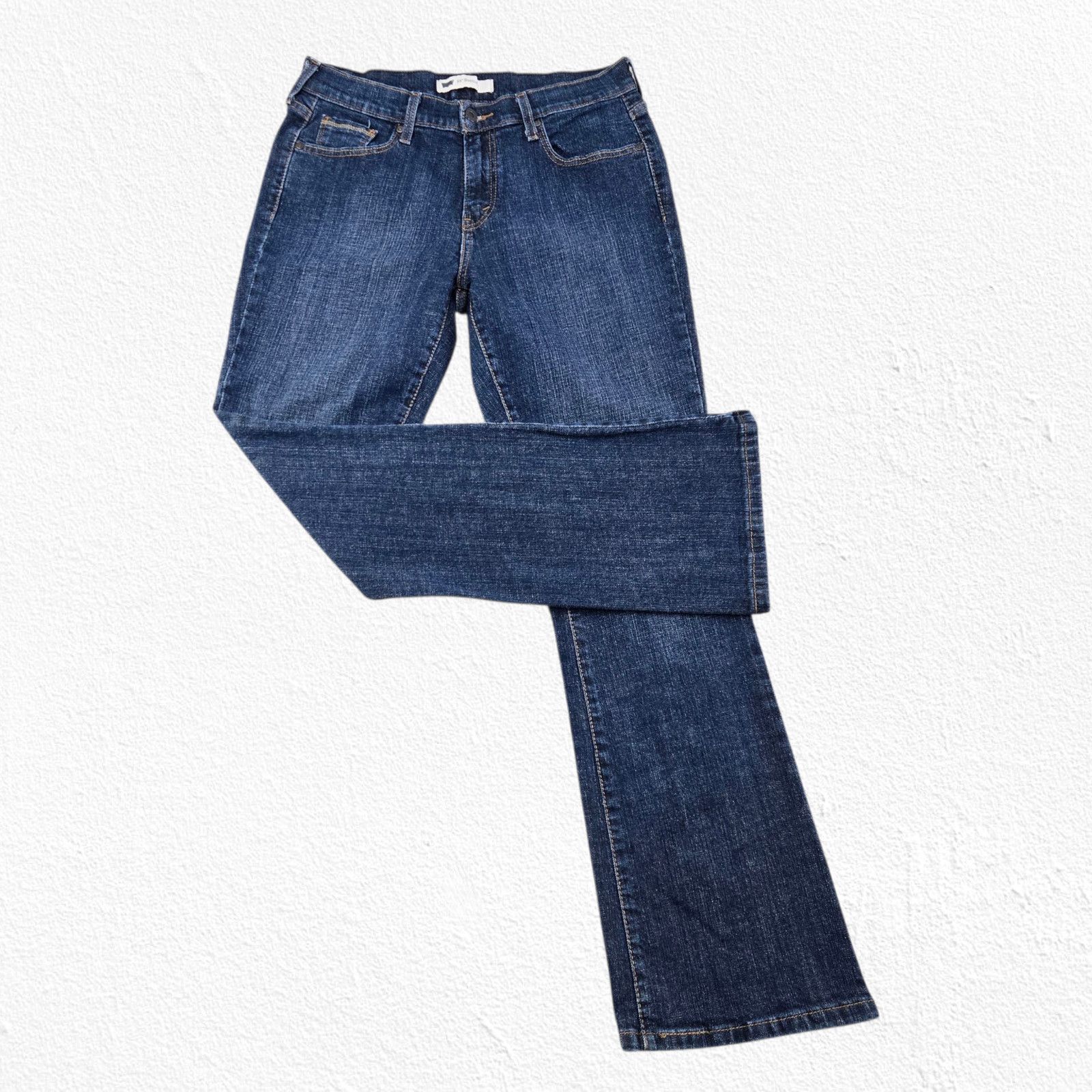 Levi's Levi’s 515 Bootcut Jeans Dark Wash Mid Rise Denim Size 10 Size 32" / US 10 / IT 46 - 11 Thumbnail