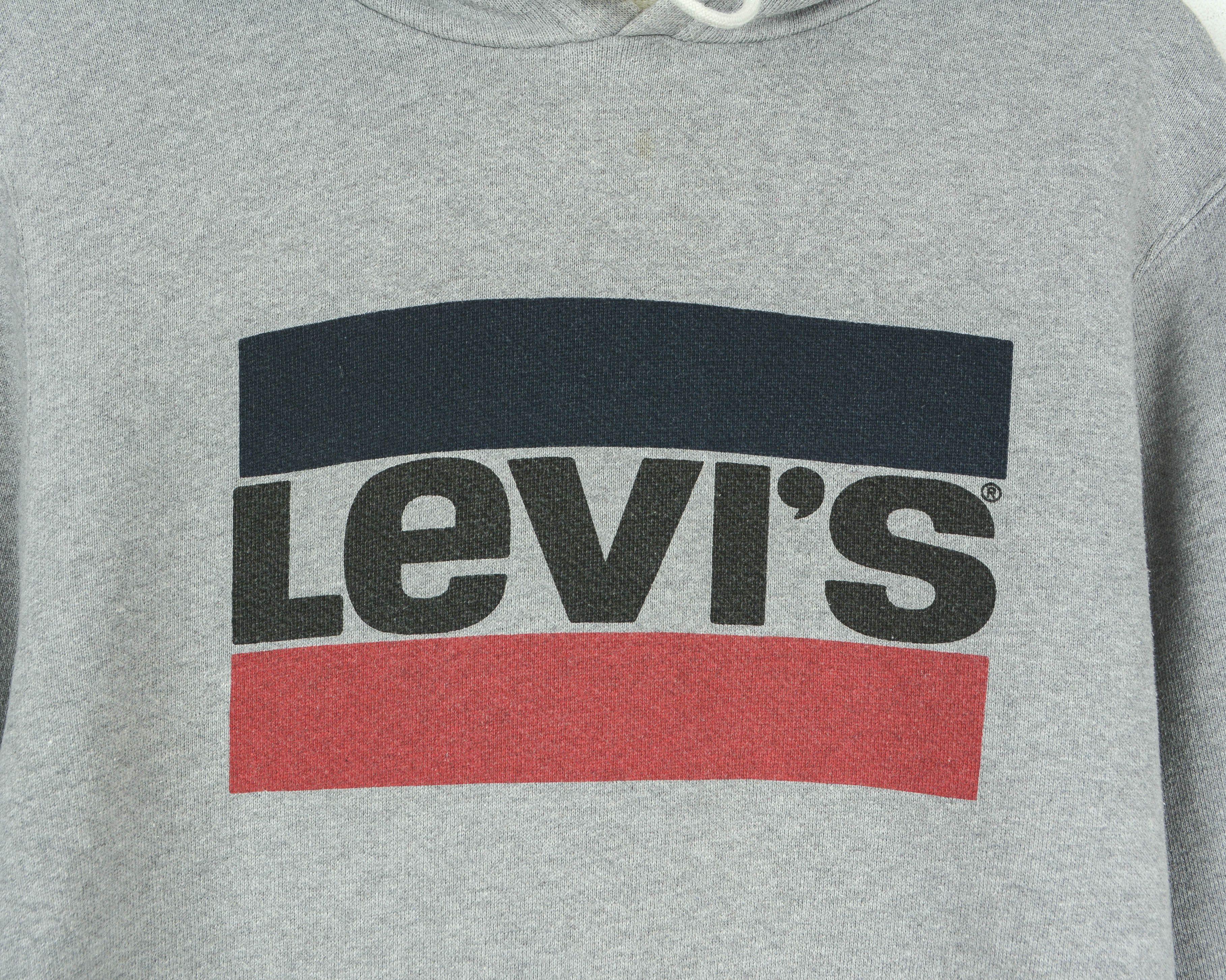 Levi's Hoodie Sweatshirt Jumper S Pullover Sweater Hooded Grey Size US S / EU 44-46 / 1 - 3 Thumbnail