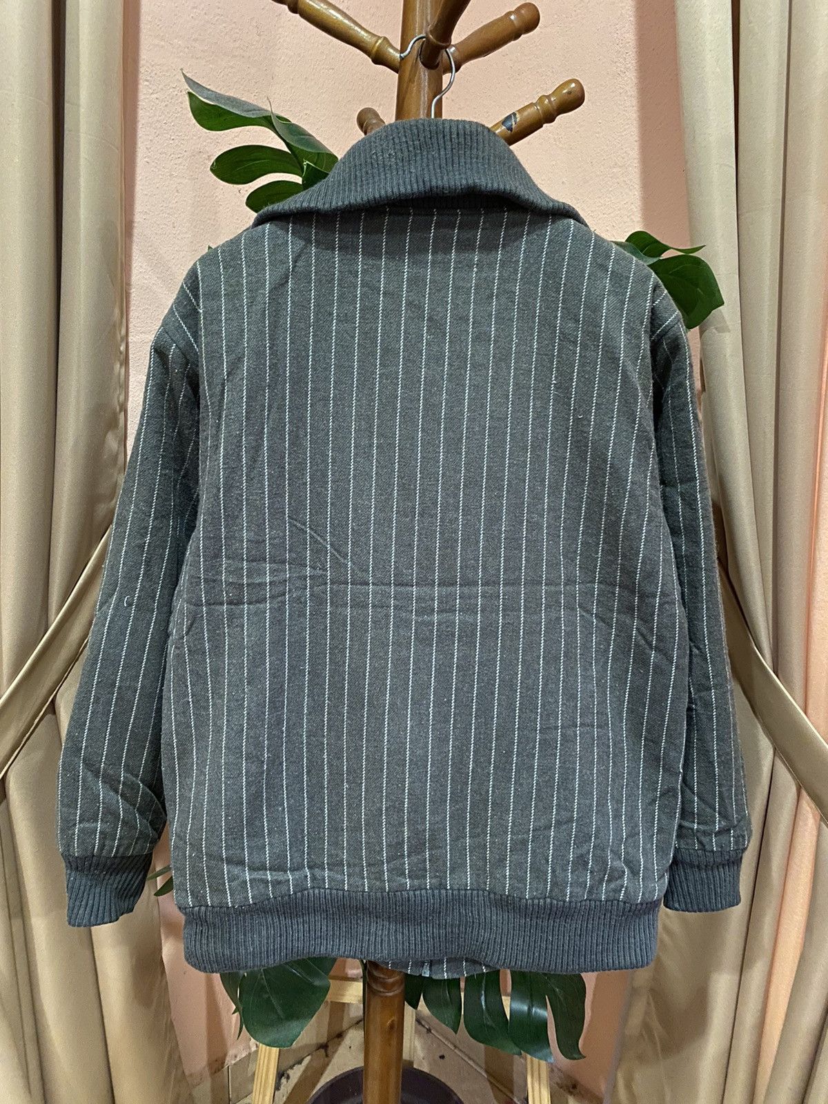 Woolrich Woolen Mills Woolrich Vintage Striped Bomber Jacket Classic Outdoor Style Size US M / EU 48-50 / 2 - 5 Thumbnail