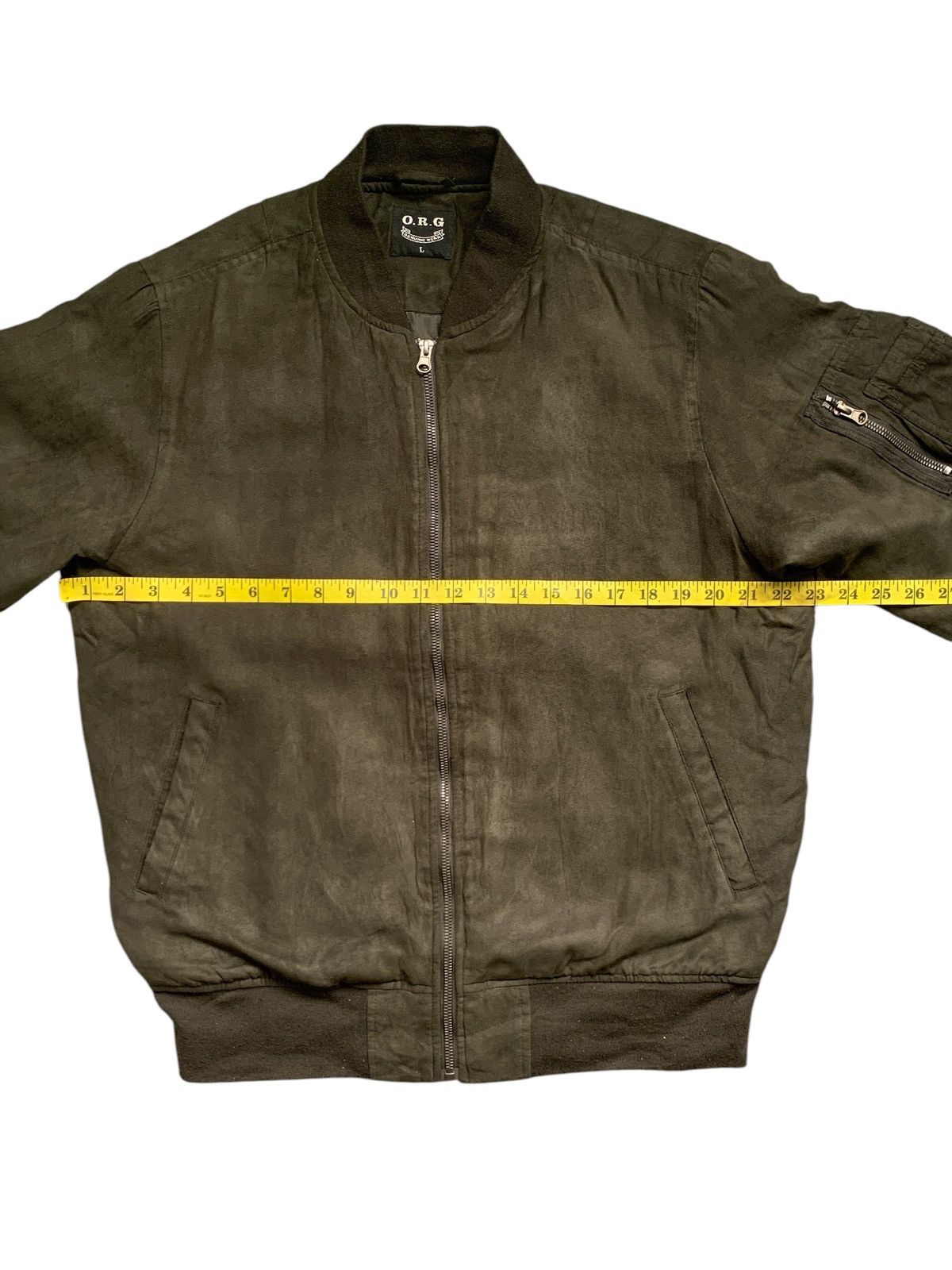 Japanese Brand Rare Design Vintage O.R.G Genuine Wear Bombers Jacket Size US L / EU 52-54 / 3 - 7 Thumbnail