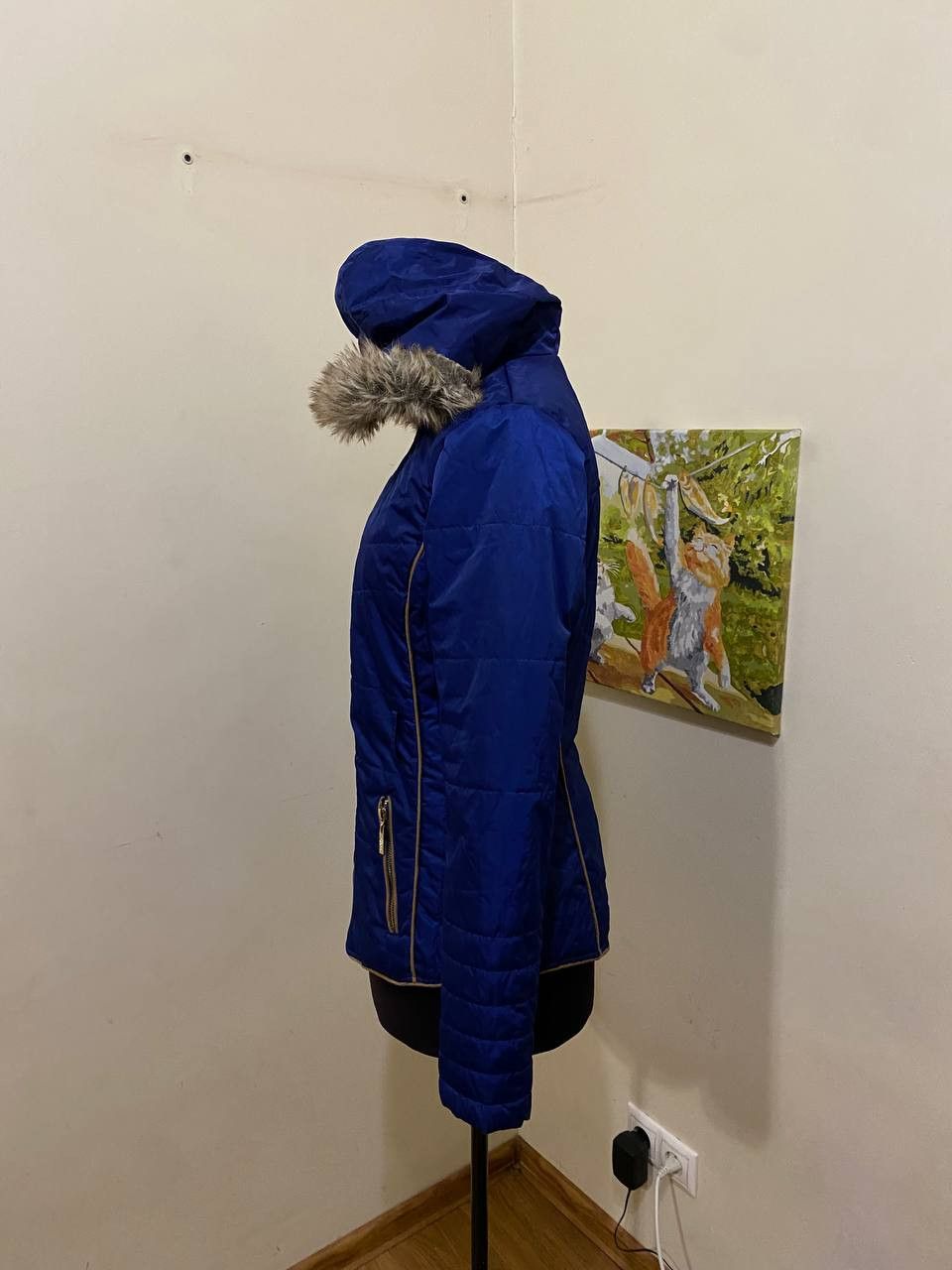 Guess blue Guess Los Angeles puffer jacket, size M/M. Size M / US 6-8 / IT 42-44 - 6 Thumbnail