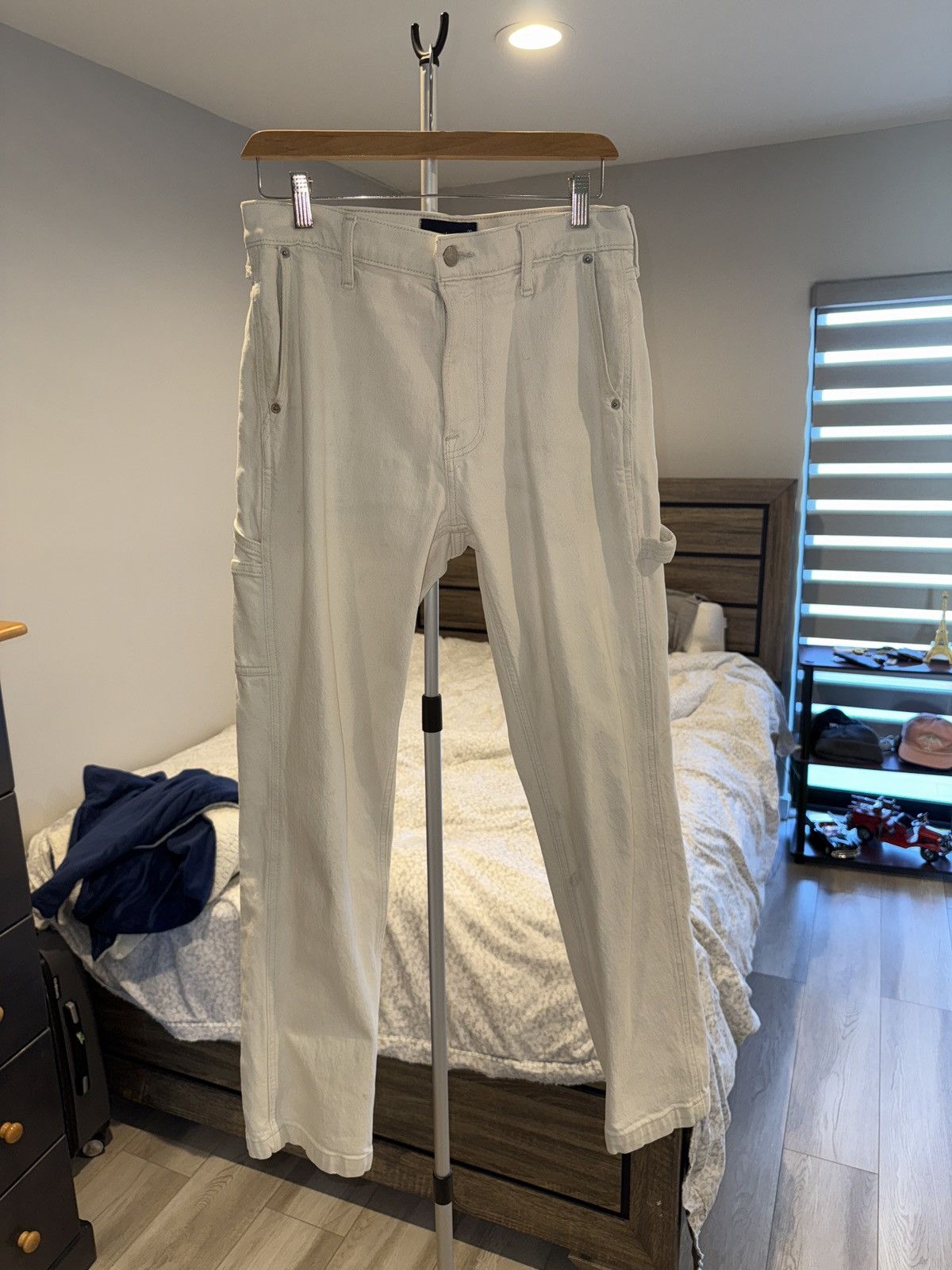 Abercrombie & Fitch White Carpenter 90s Jeans Size US 29 - 1 Thumbnail