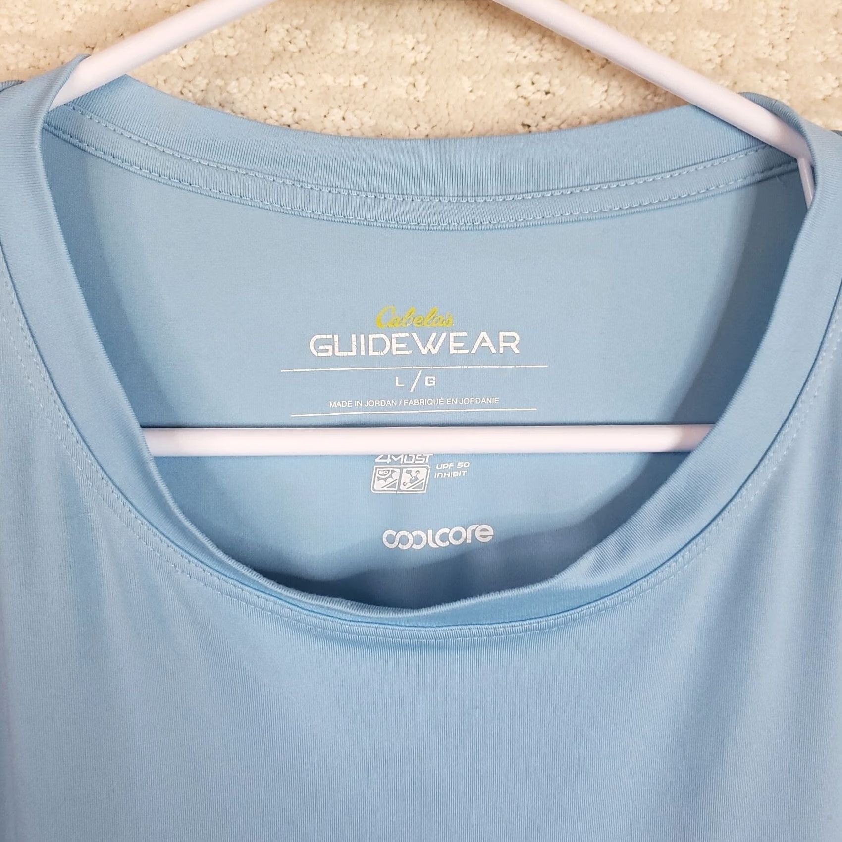 Vintage Cabela's Shirt Men's L Guidewear 50+UPF Sun Shirt Long Sleeve Blue Coolcore Size US L / EU 52-54 / 3 - 4 Thumbnail