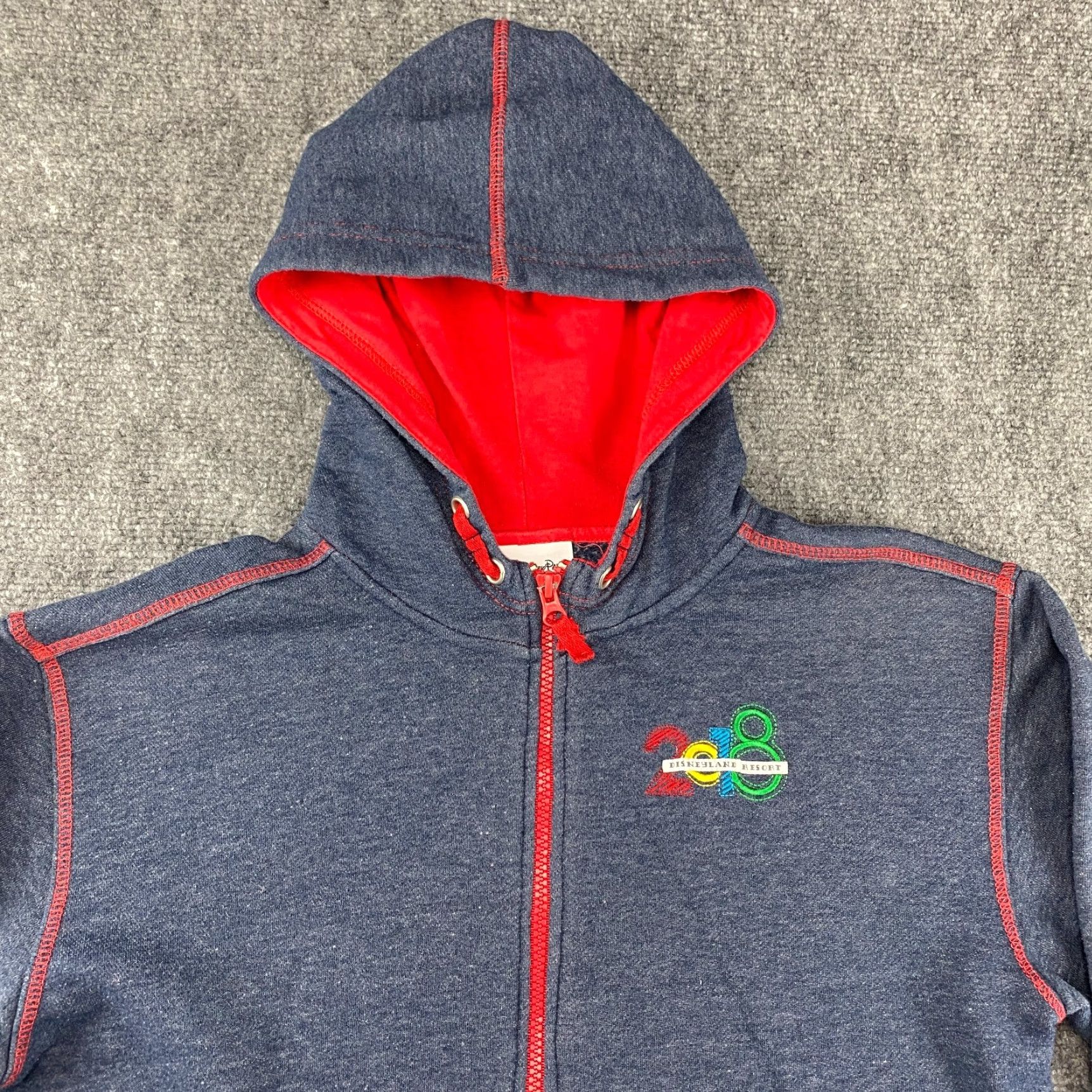 Disney Disney Parks Full Zip Hoodie Womens XL Embroidered Double Sided 2018 Size XL / US 12-14 / IT 48-50 - 3 Thumbnail