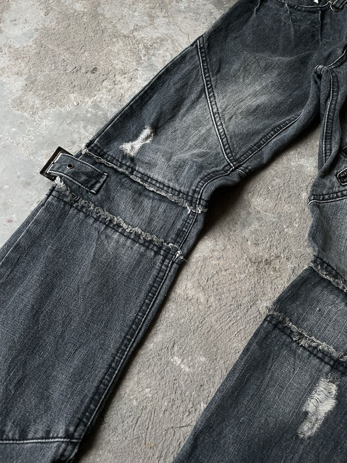 Japanese Brand Black baccara japanese brand bondage jeans Size US 28 / EU 44 - 5 Thumbnail
