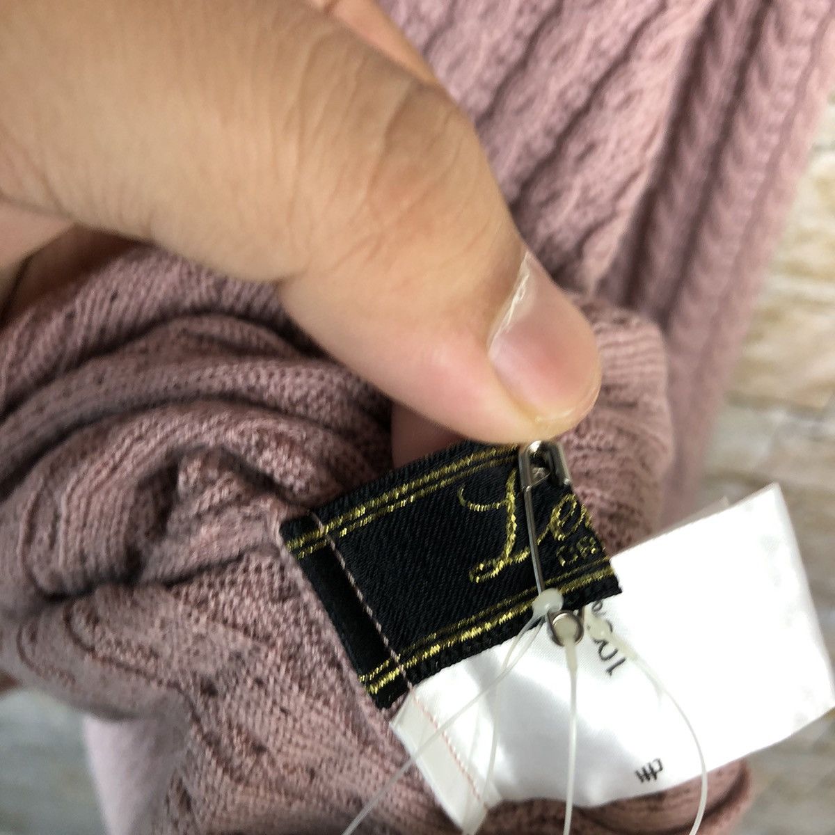 Homespun Knitwear × Japanese Brand Leilian Pink Cardigan ripped Knitwear #A1181 Size M / US 6-8 / IT 42-44 - 13 Thumbnail