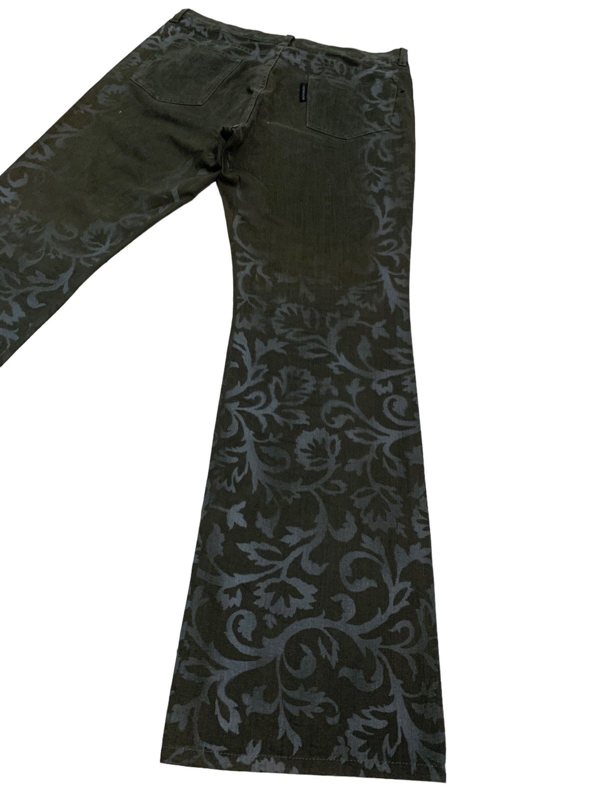 Japanese Brand × Tornado Mart 🔥Vintage Custom Culture Printed Silver Paisley Pants Size US 32 / EU 48 - 6 Thumbnail
