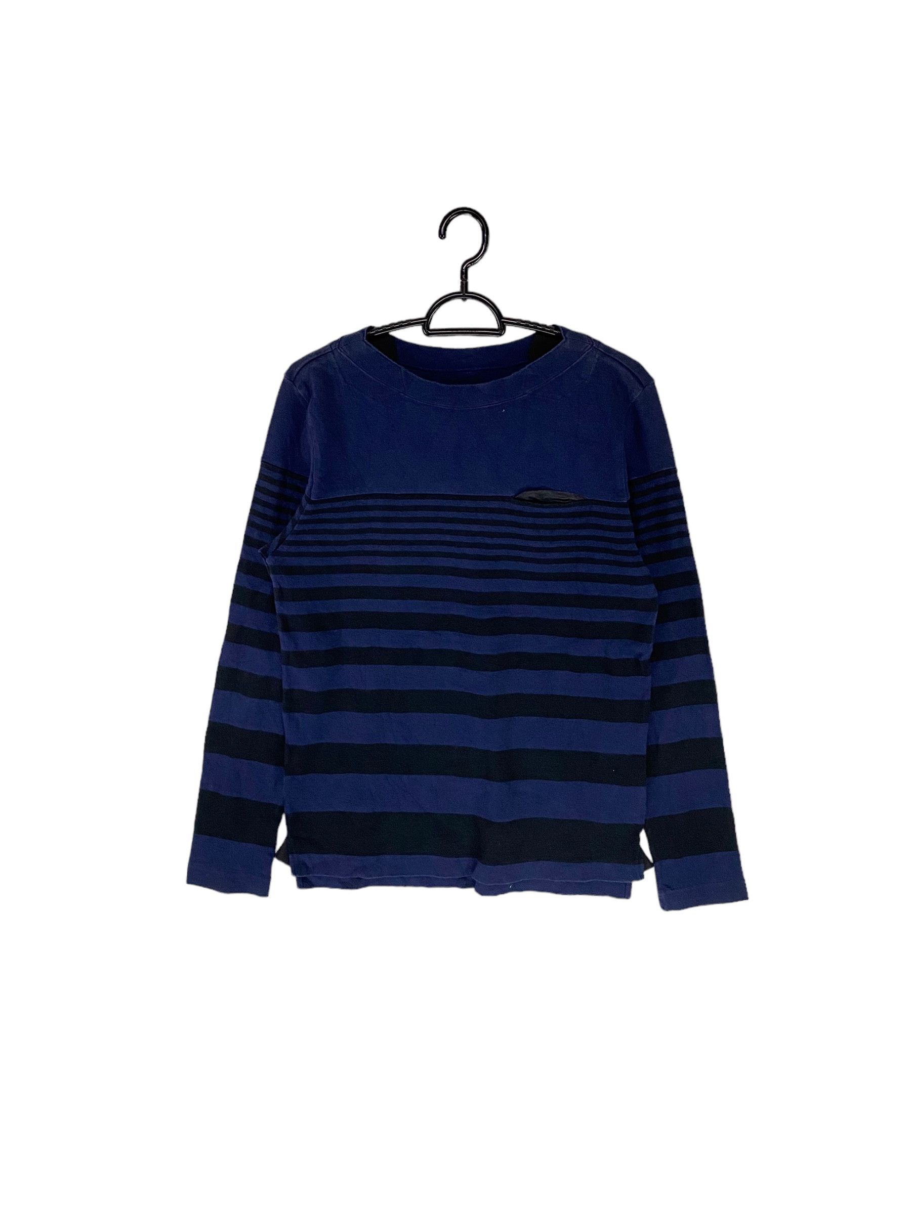 Designer × Japanese Brand × Sacai Sacai stripe pocket natural indigo longsleeve shirt Size US S / EU 44-46 / 1 - 1 Thumbnail