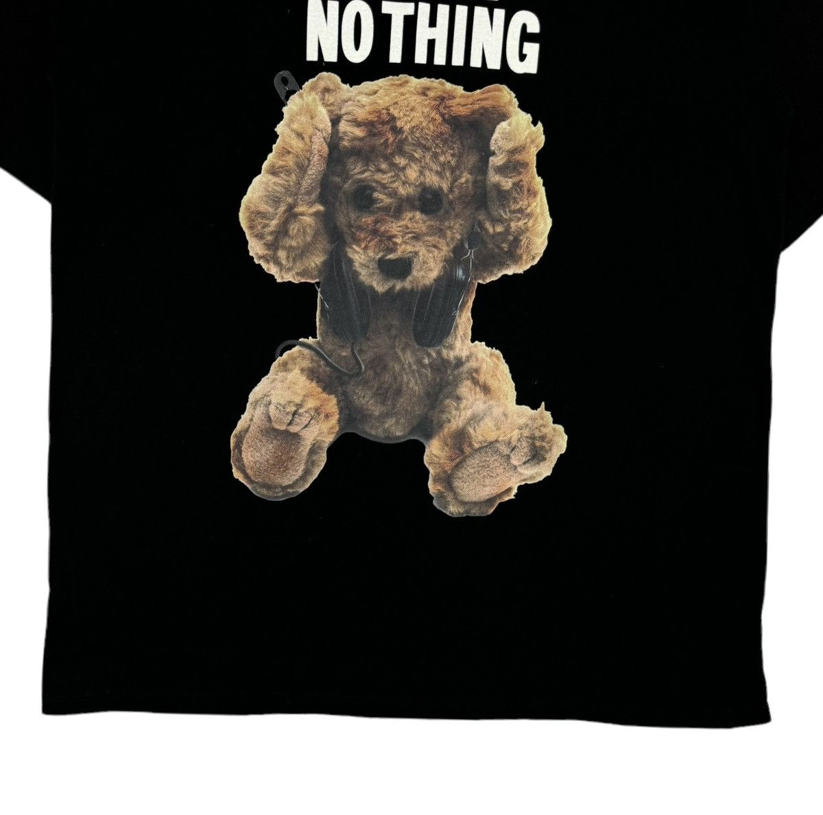 Japanese Brand Milk Boy *Never Hear Nothing* Bear Oversized Tee Size US XL / EU 56 / 4 - 4 Thumbnail